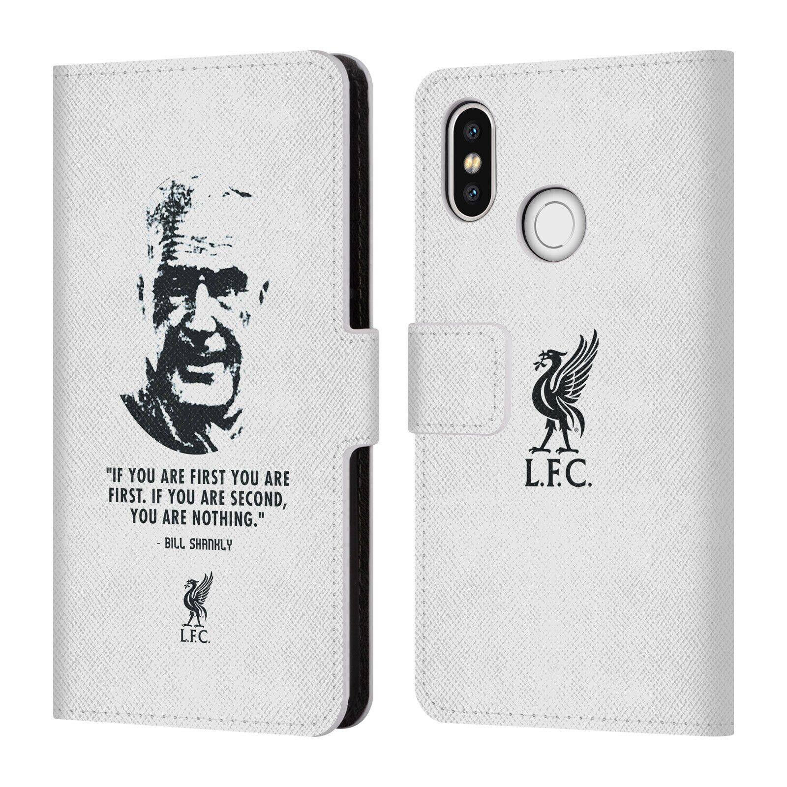

LIVERPOOL FC LFC BILL SHANKLY QUOTES PU LEATHER BOOK CASE FOR XIAOMI PHONES