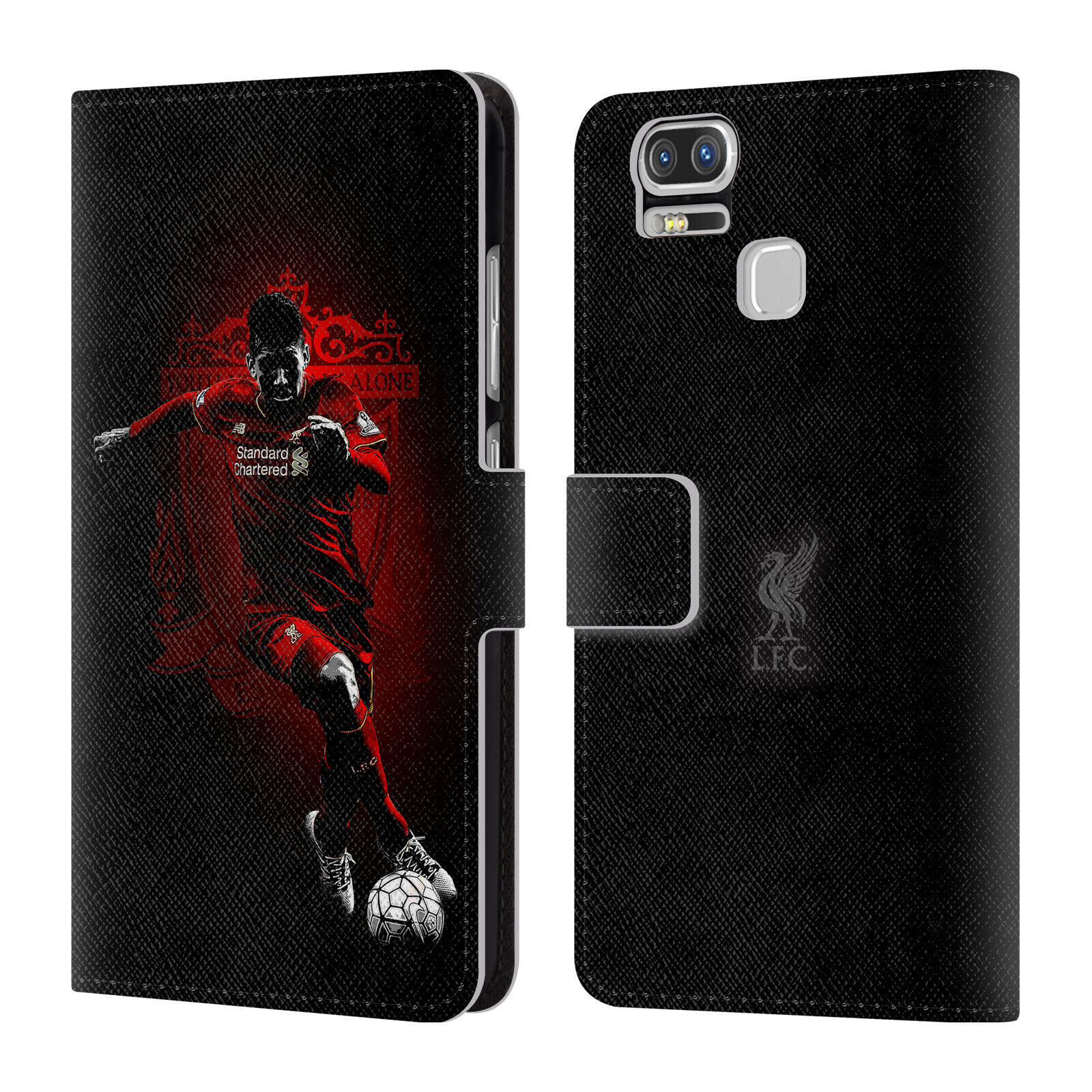 

LIVERPOOL FC LFC RED PRIDE PU LEATHER BOOK WALLET CASE FOR ASUS ZENFONE PHONES