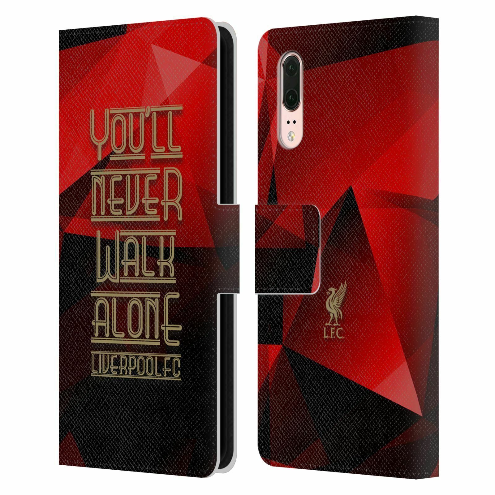

LIVERPOOL FC LFC LIVER BIRD YNWA PU LEATHER BOOK WALLET CASE FOR HUAWEI PHONES