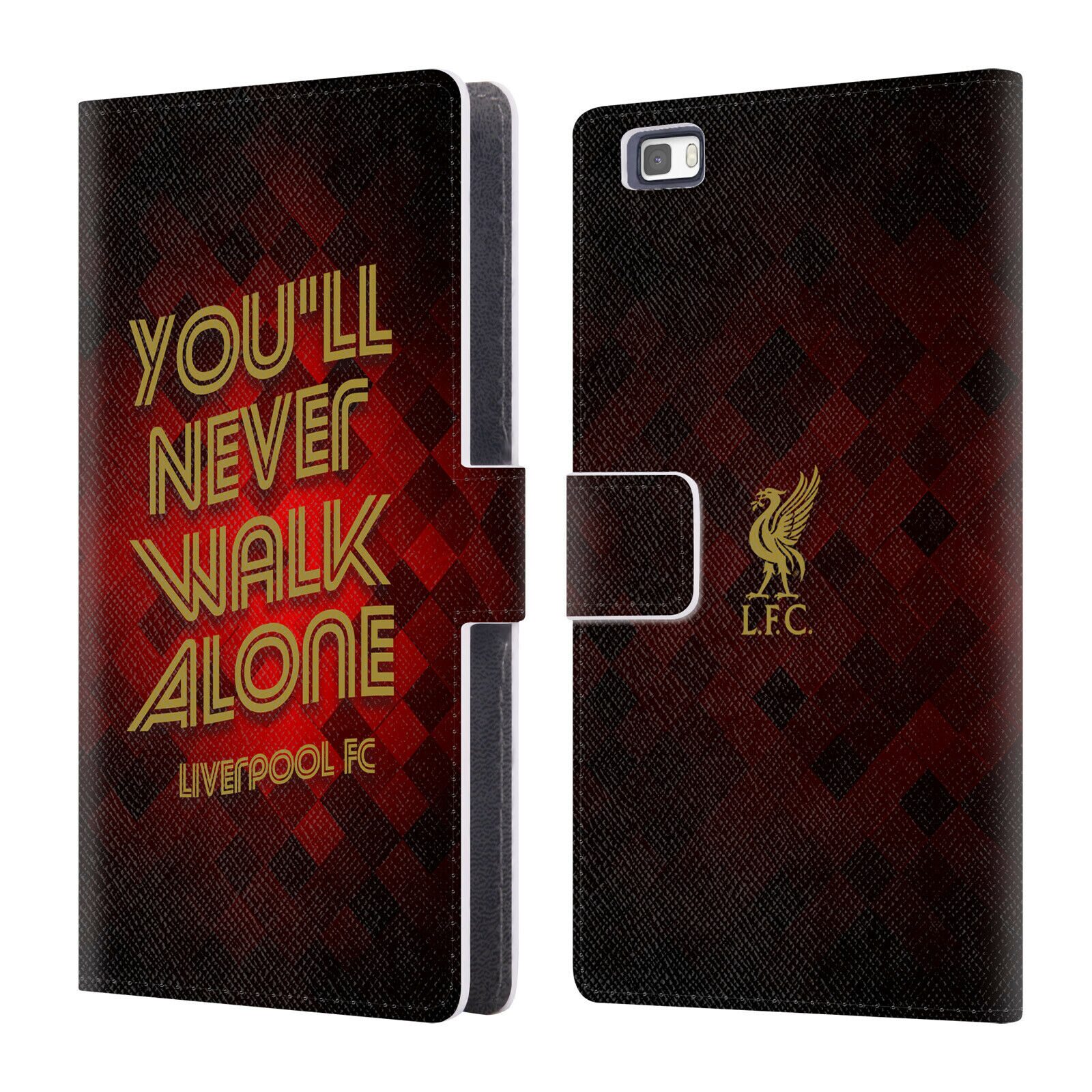 

LIVERPOOL FC LFC LIVER BIRD YNWA PU LEATHER BOOK WALLET CASE FOR HUAWEI PHONES 2