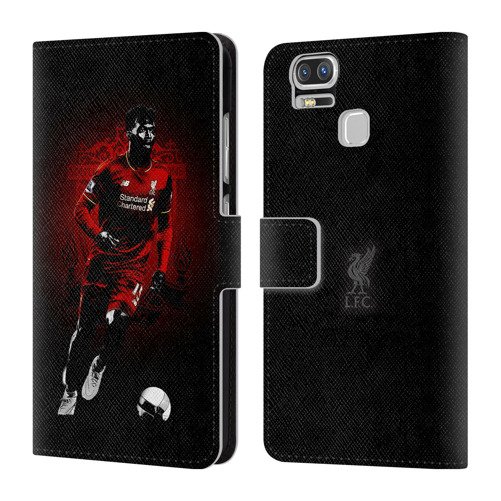 

LIVERPOOL FC LFC RED PRIDE PU LEATHER BOOK WALLET CASE FOR ASUS ZENFONE PHONES