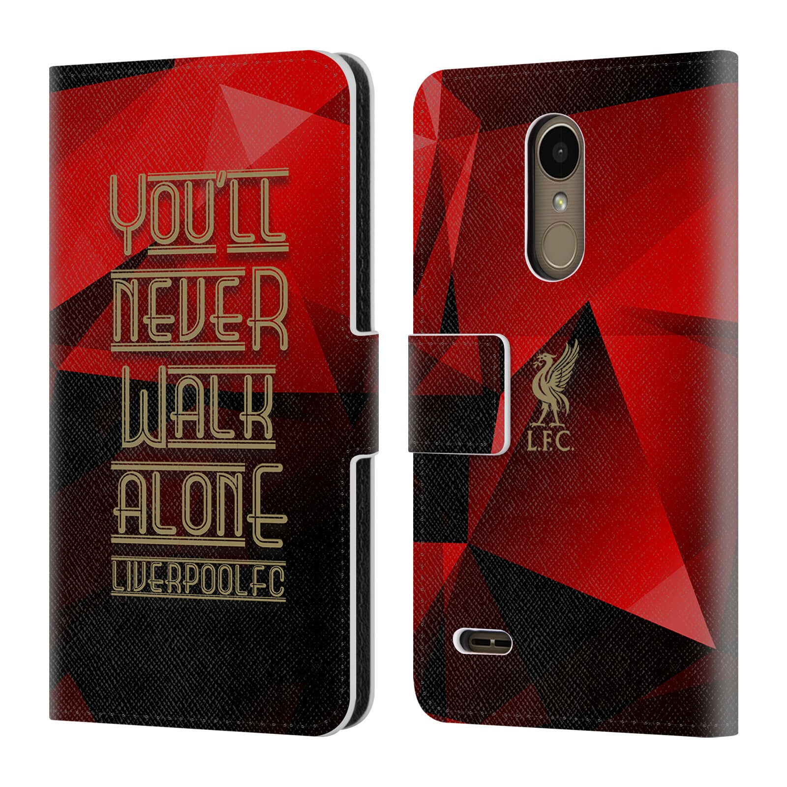 

LIVERPOOL FC LFC LIVER BIRD YNWA PU LEATHER BOOK WALLET CASE FOR LG PHONES 1