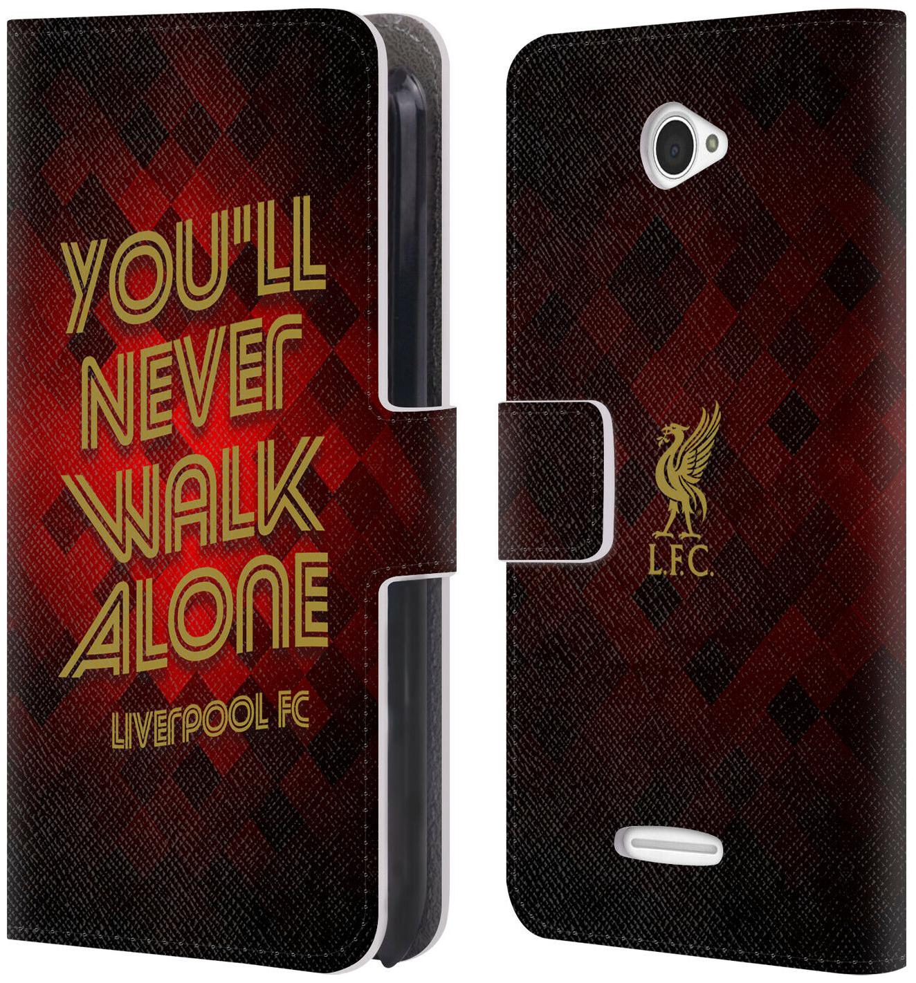 

LIVERPOOL FC LFC LIVER BIRD YNWA PU LEATHER BOOK WALLET CASE FOR SONY PHONES 2