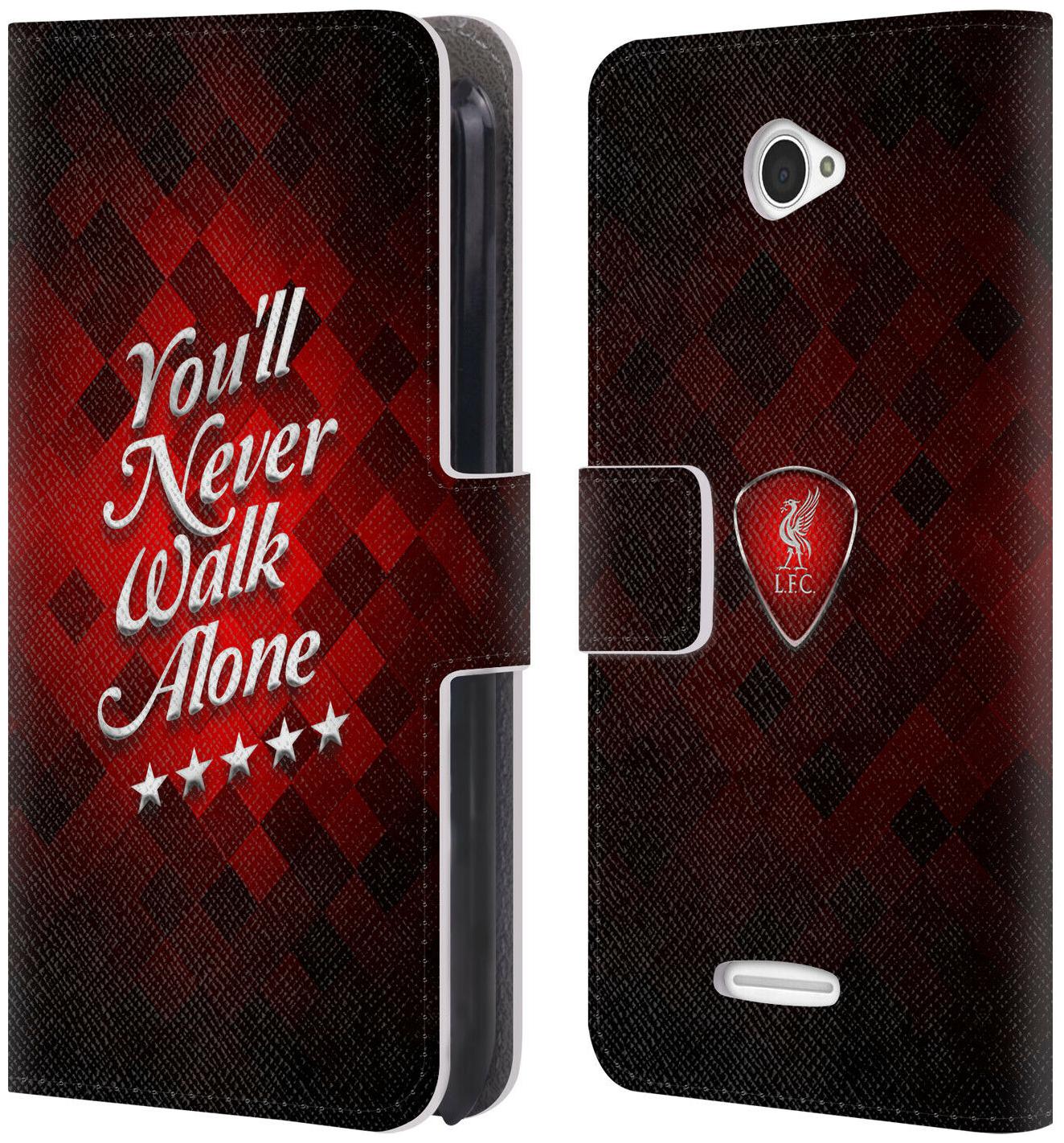 

LIVERPOOL FC LFC LIVER BIRD YNWA PU LEATHER BOOK WALLET CASE FOR SONY PHONES 2