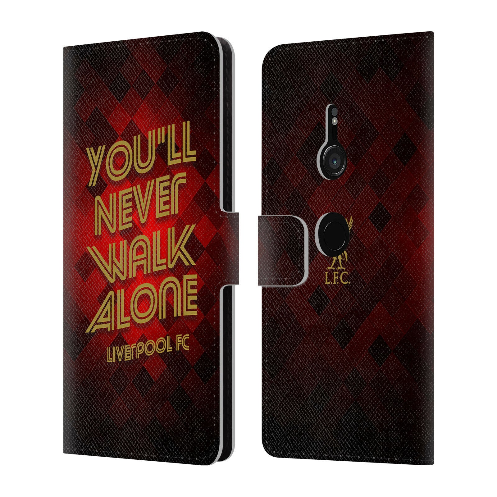 

LIVERPOOL FC LFC LIVER BIRD YNWA PU LEATHER BOOK WALLET CASE FOR SONY PHONES 1