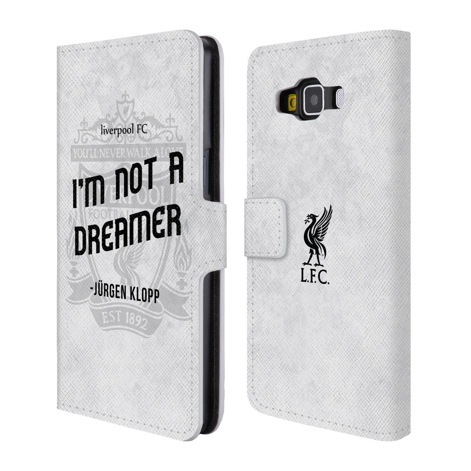 

LIVERPOOL FC LFC KLOPP QUOTES PU LEATHER BOOK WALLET CASE FOR SAMSUNG PHONES 2