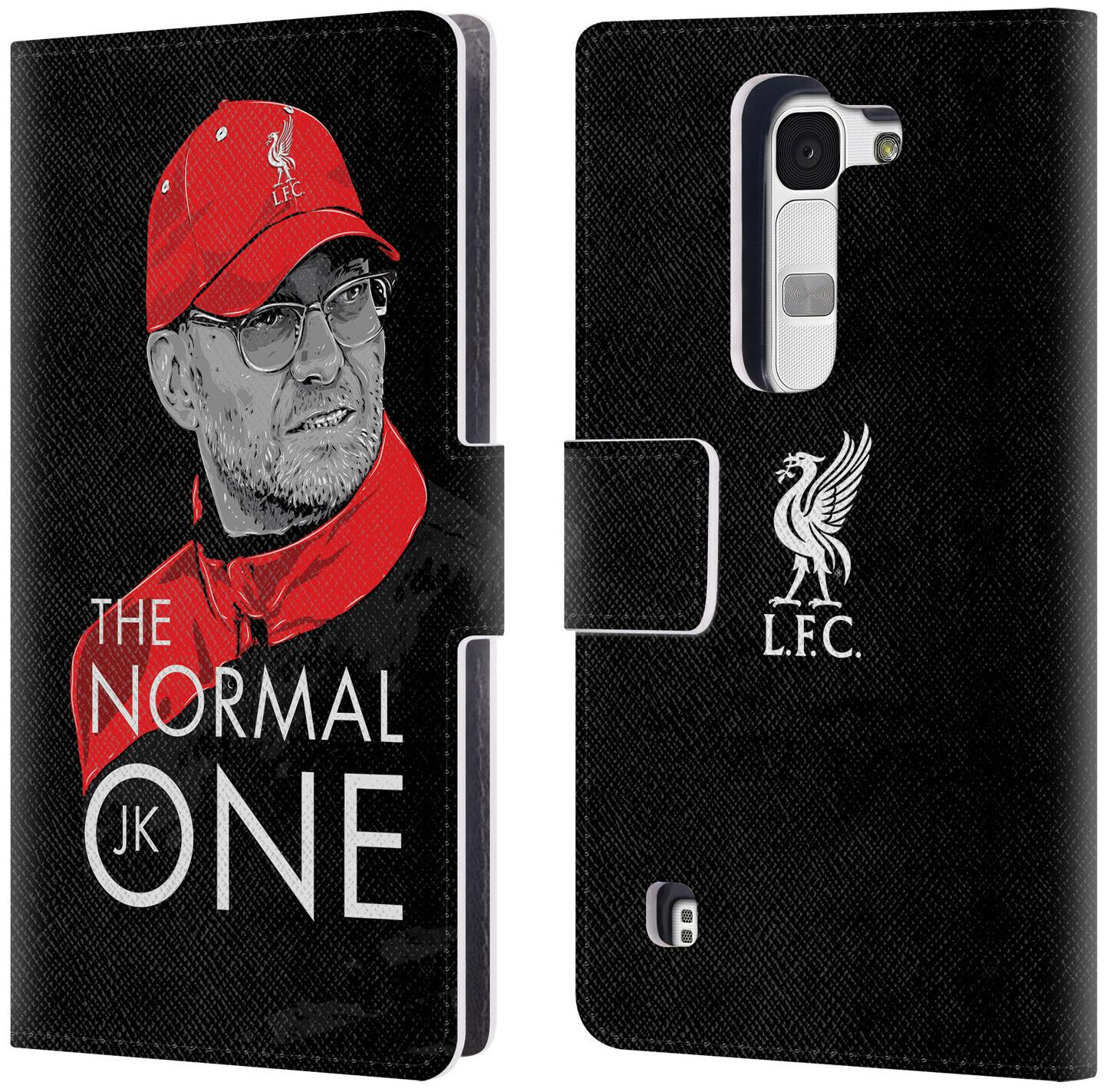 

LIVERPOOL FC LFC JURGEN KLOPP ILLUSTRATIONS PU LEATHER BOOK CASE FOR LG PHONES 2
