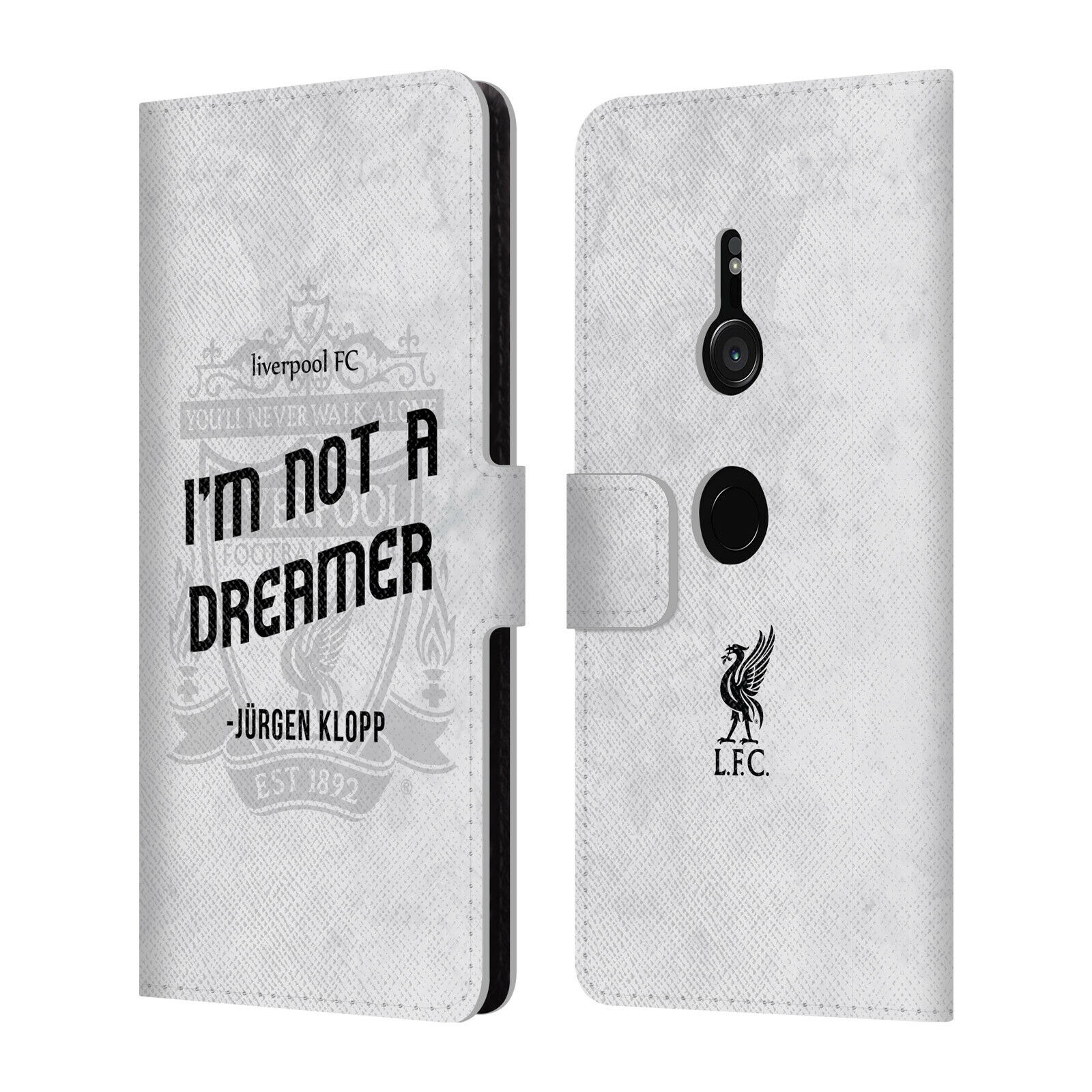 

LIVERPOOL FC LFC KLOPP QUOTES PU LEATHER BOOK WALLET CASE FOR SONY PHONES 1