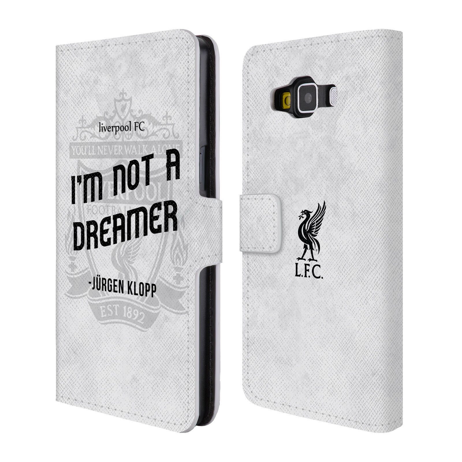 

LIVERPOOL FC LFC KLOPP QUOTES PU LEATHER BOOK WALLET CASE FOR SAMSUNG PHONES 2
