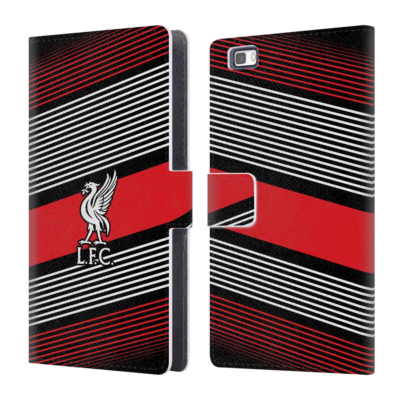 

LIVERPOOL FC LFC CREST LIVERBIRD 2 PU LEATHER BOOK CASE FOR HUAWEI PHONES 2