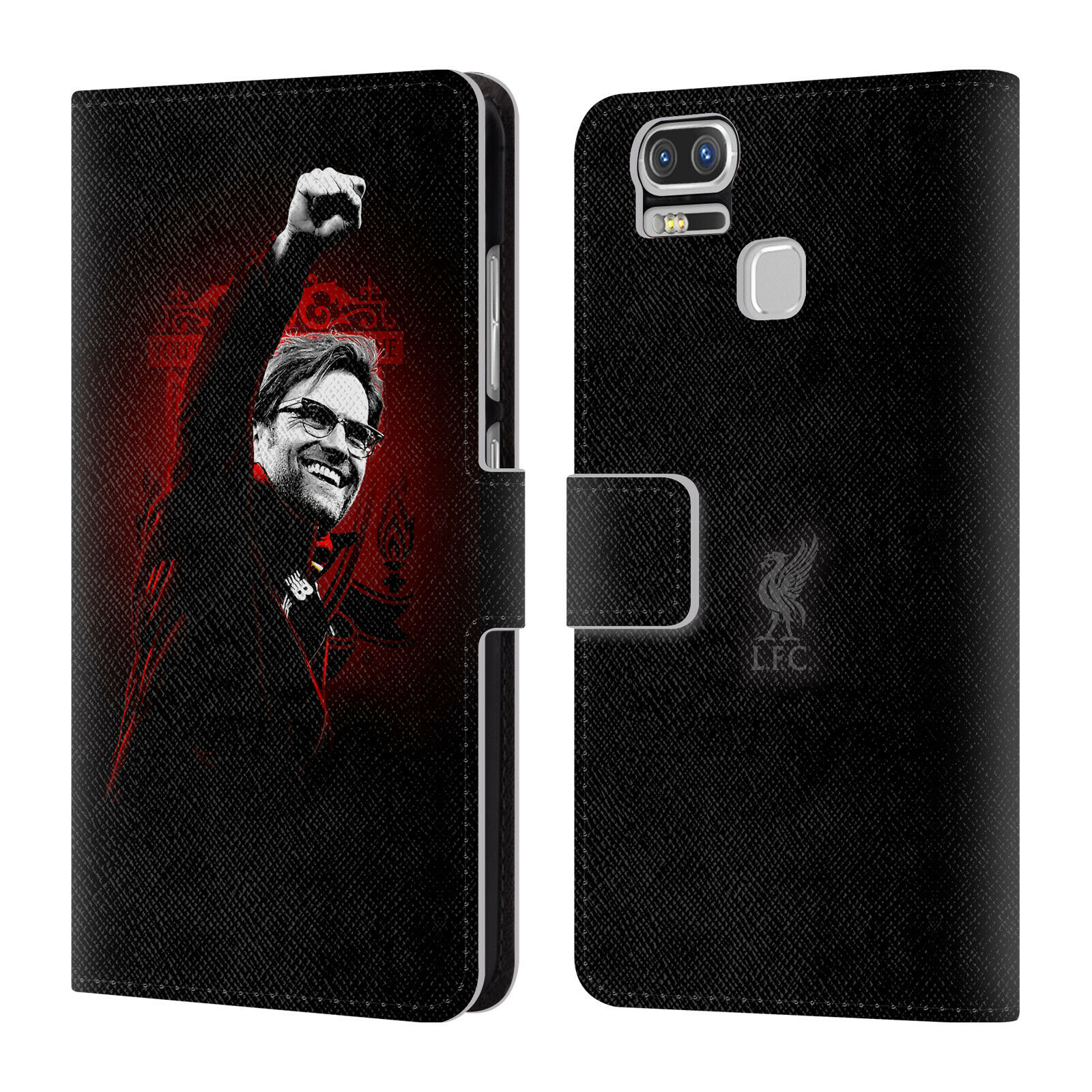 

LIVERPOOL FC LFC RED PRIDE PU LEATHER BOOK WALLET CASE FOR ASUS ZENFONE PHONES