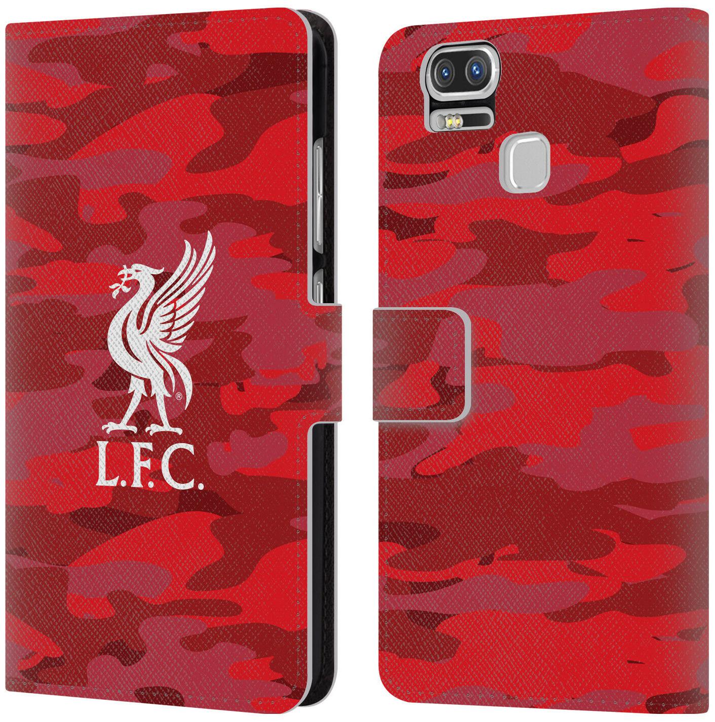 

LIVERPOOL FC LFC CAMOU PU LEATHER BOOK WALLET CASE COVER FOR ASUS ZENFONE PHONES