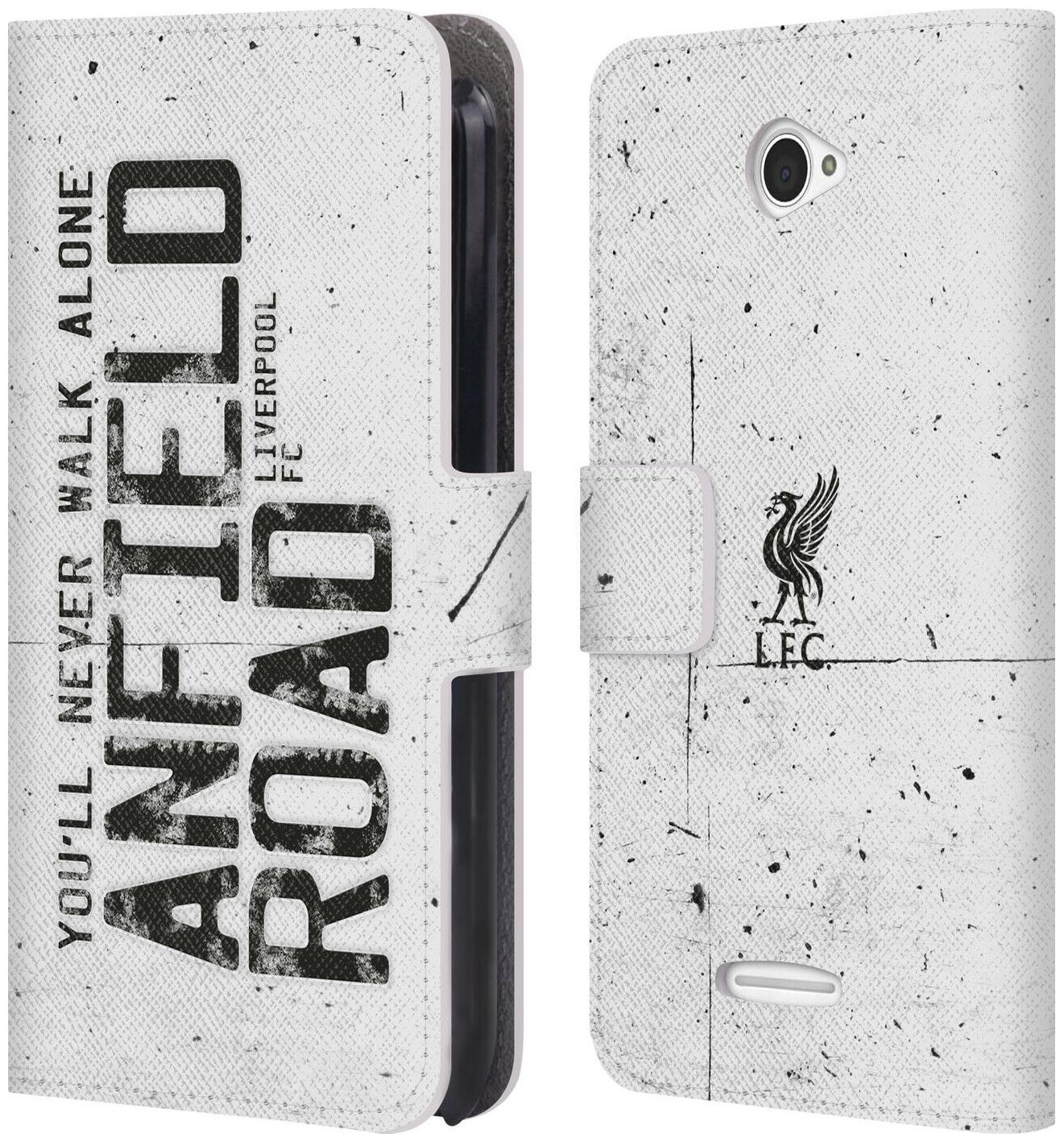 

LIVERPOOL FC LFC LIVER BIRD YNWA PU LEATHER BOOK WALLET CASE FOR SONY PHONES 2