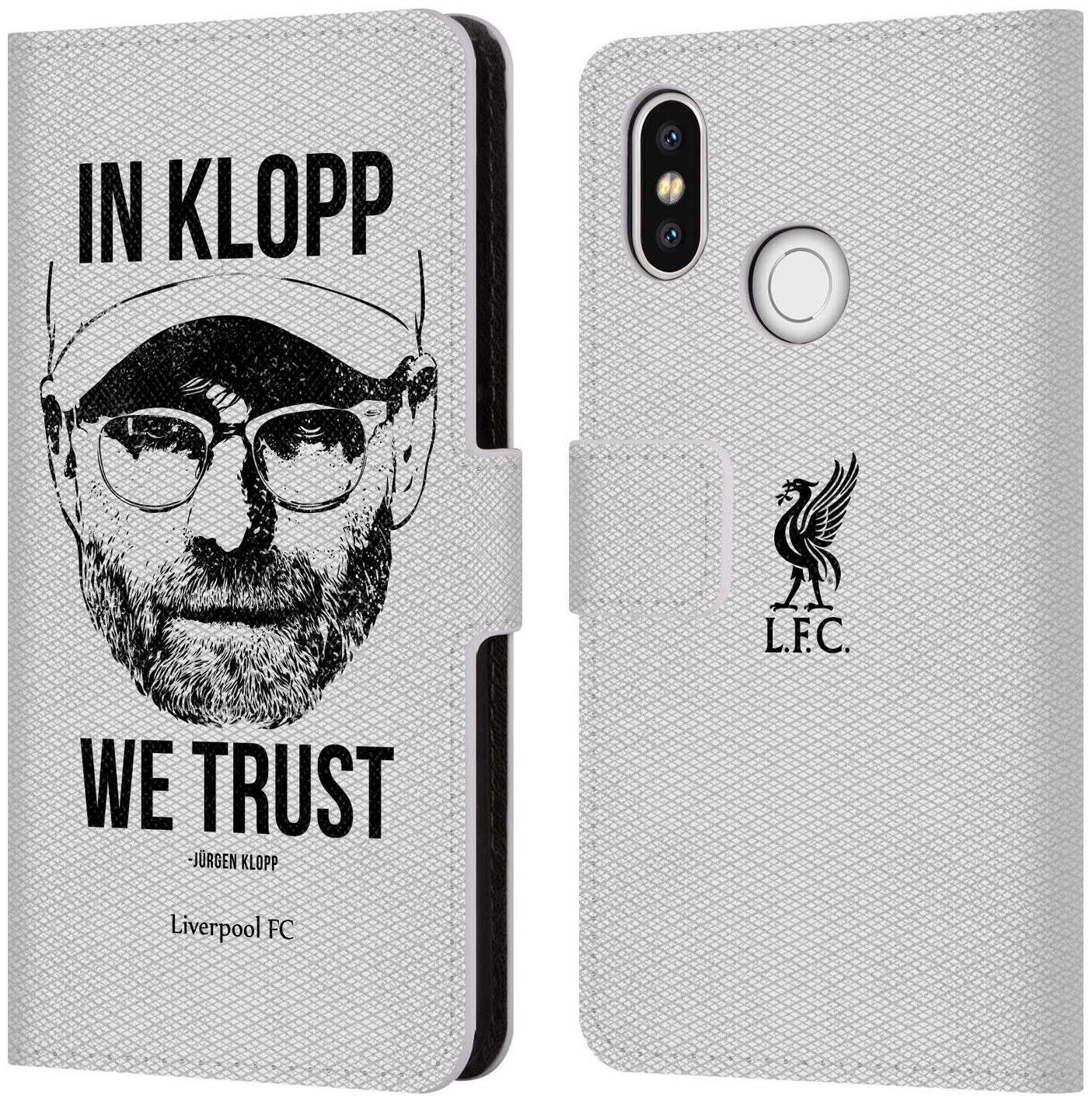 

LIVERPOOL FC LFC JURGEN KLOPP PU LEATHER BOOK WALLET CASE FOR XIAOMI PHONES