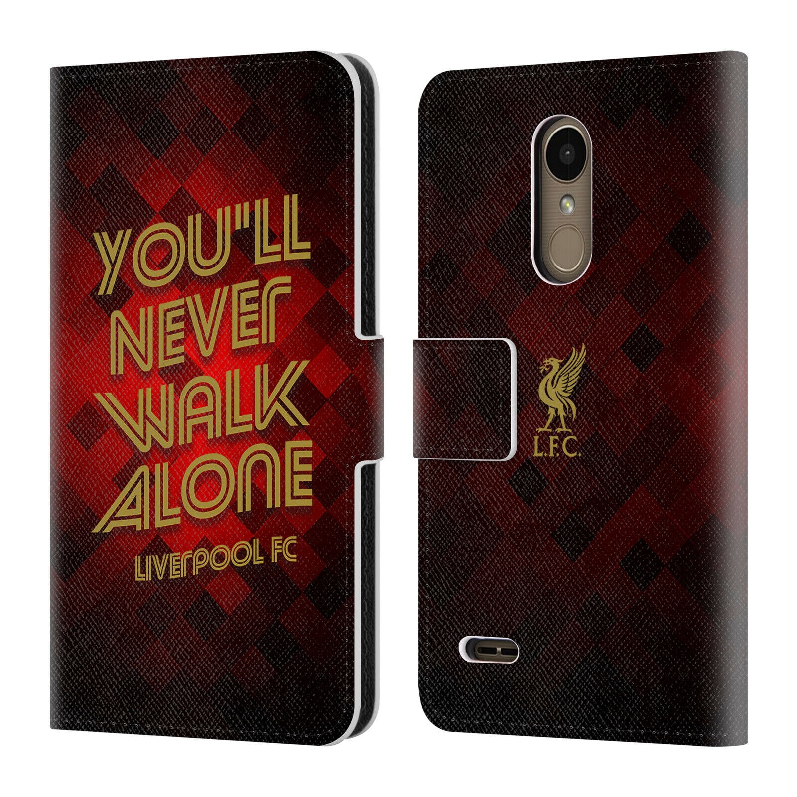 

LIVERPOOL FC LFC LIVER BIRD YNWA PU LEATHER BOOK WALLET CASE FOR LG PHONES 1
