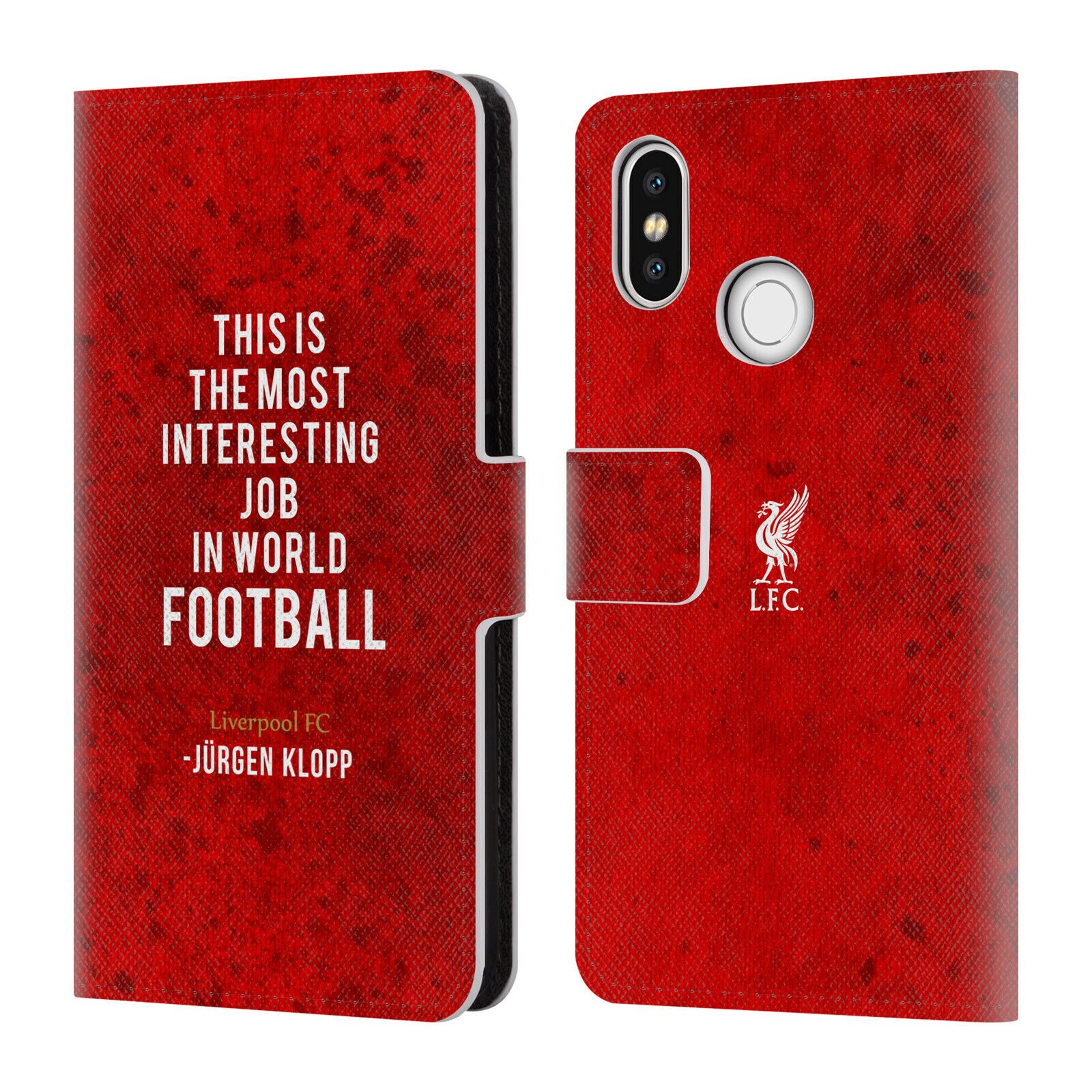 

LIVERPOOL FC LFC KLOPP QUOTES PU LEATHER BOOK WALLET CASE FOR XIAOMI PHONES