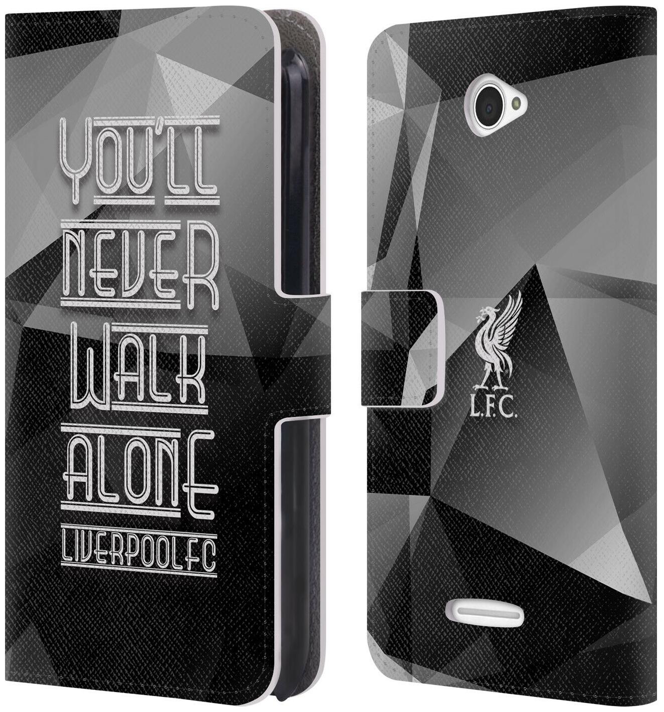 

LIVERPOOL FC LFC LIVER BIRD YNWA PU LEATHER BOOK WALLET CASE FOR SONY PHONES 2
