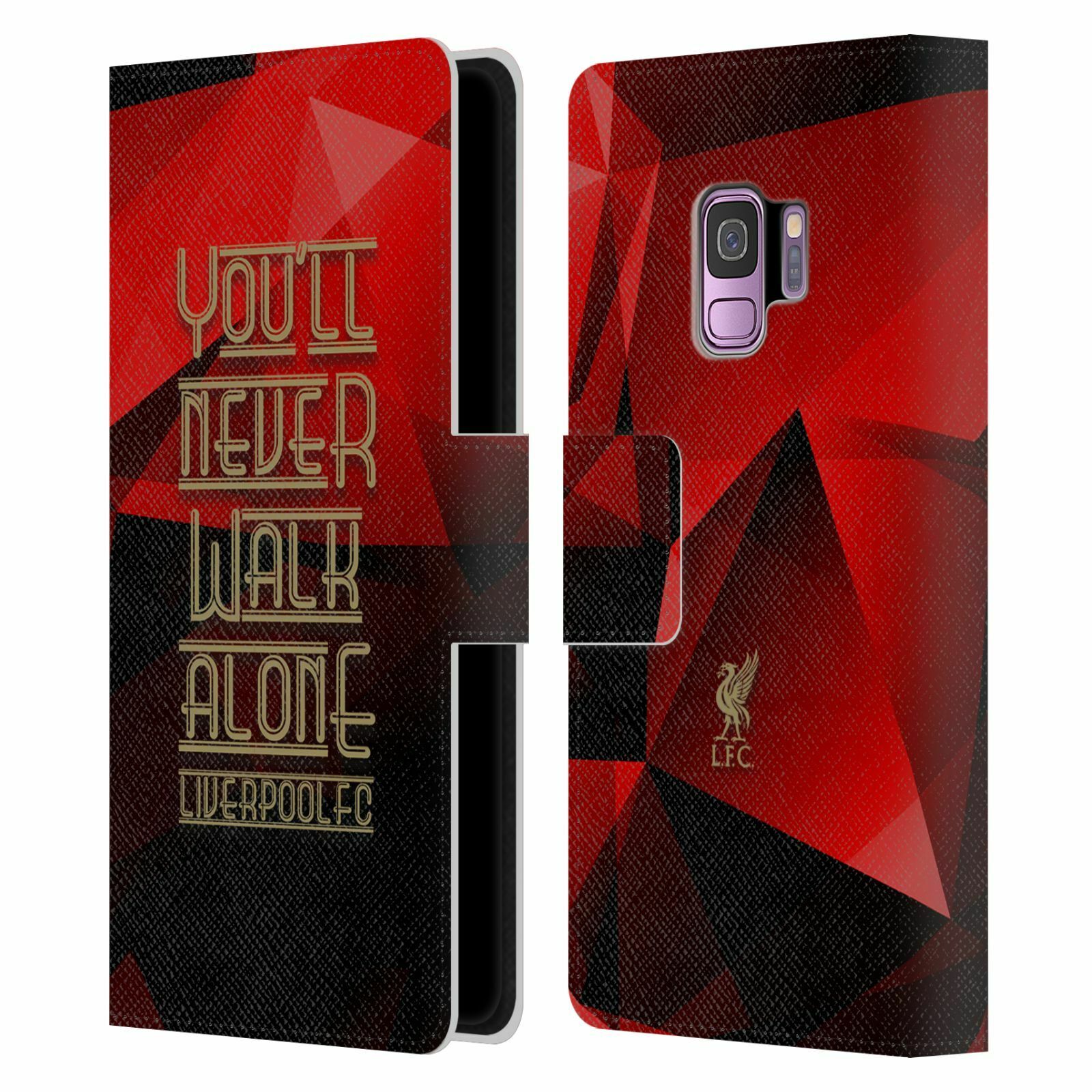 

LIVERPOOL FC LFC LIVER BIRD YNWA PU LEATHER BOOK CASE FOR SAMSUNG PHONES 1
