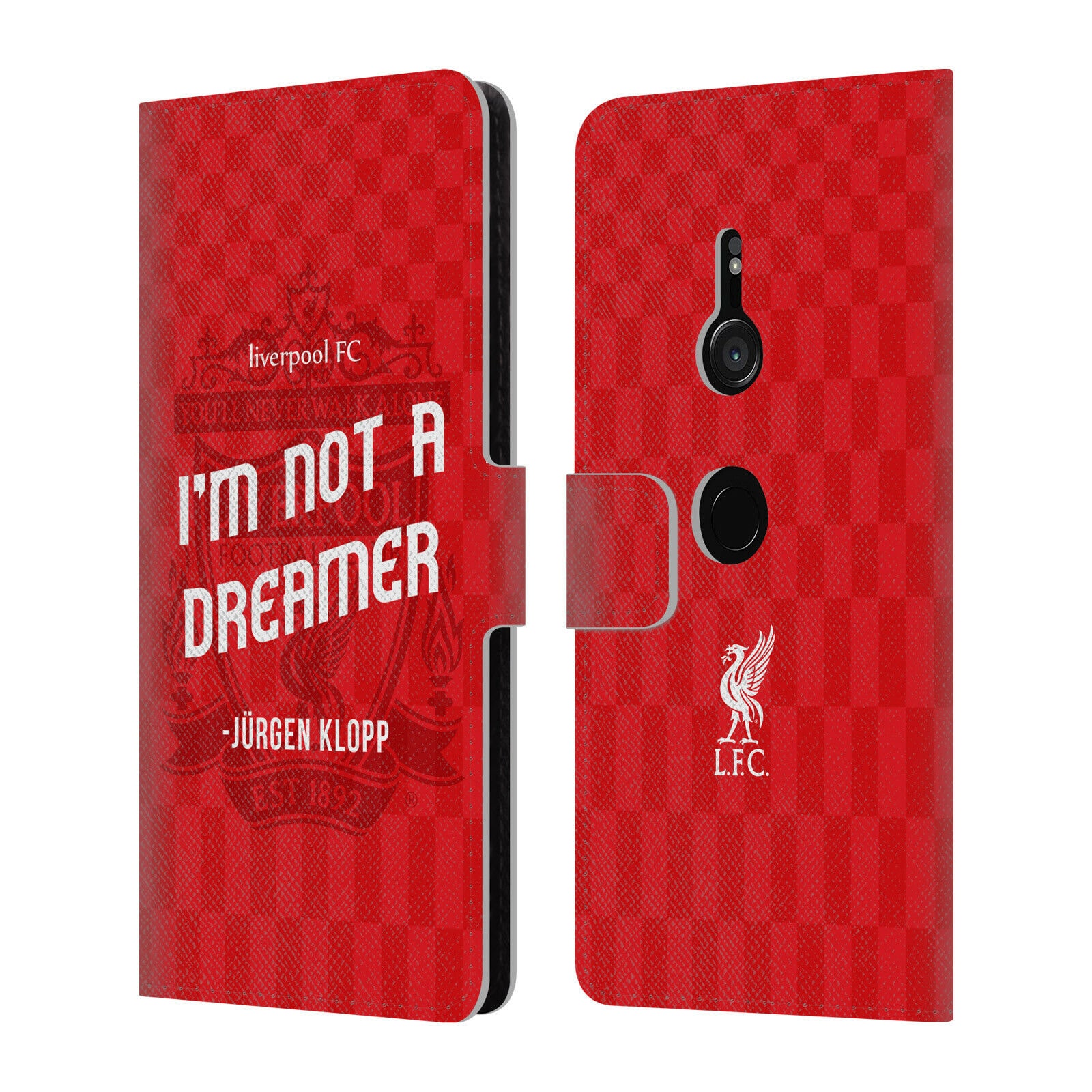 

LIVERPOOL FC LFC KLOPP QUOTES PU LEATHER BOOK WALLET CASE FOR SONY PHONES 1