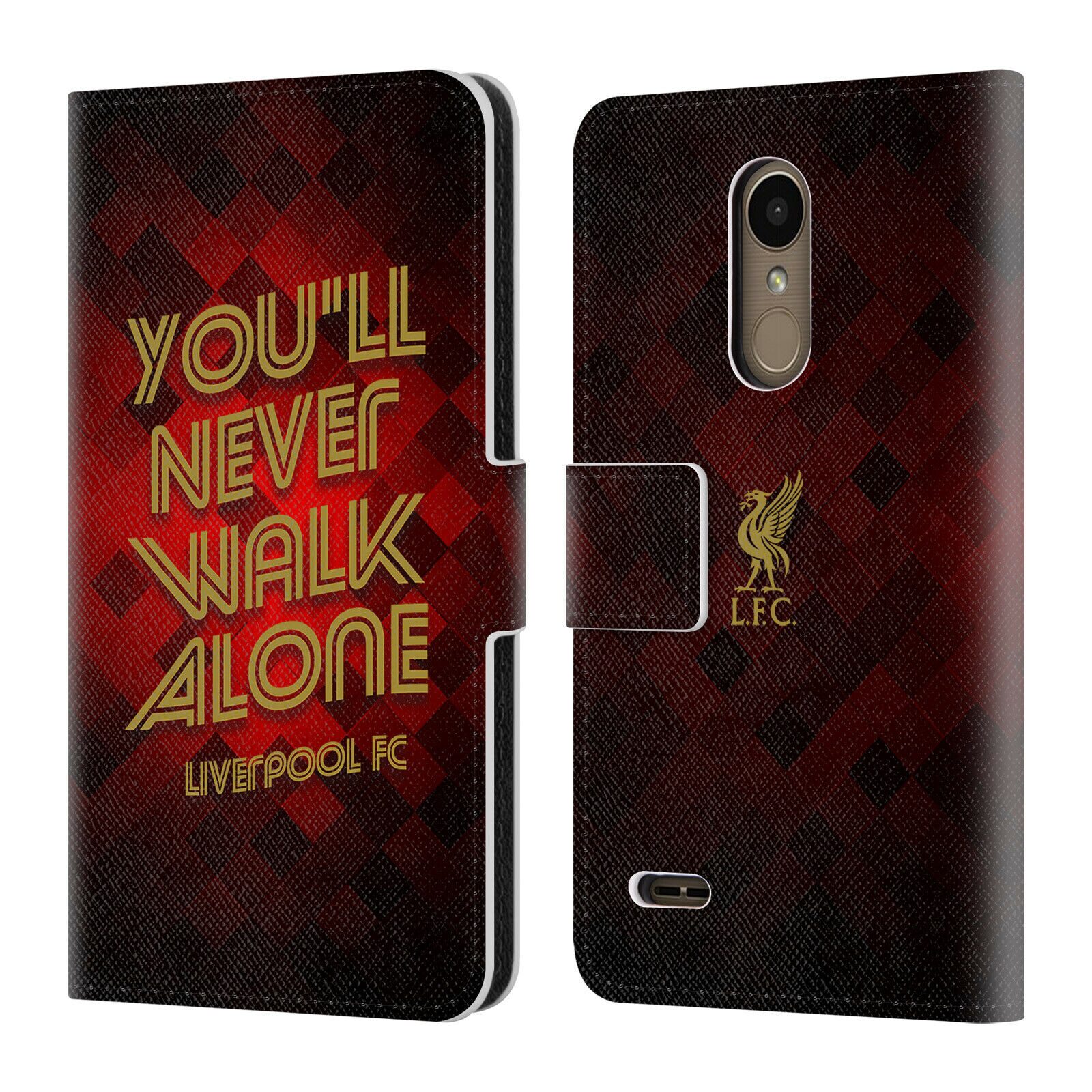 

LIVERPOOL FC LFC LIVER BIRD YNWA PU LEATHER BOOK WALLET CASE FOR LG PHONES 1