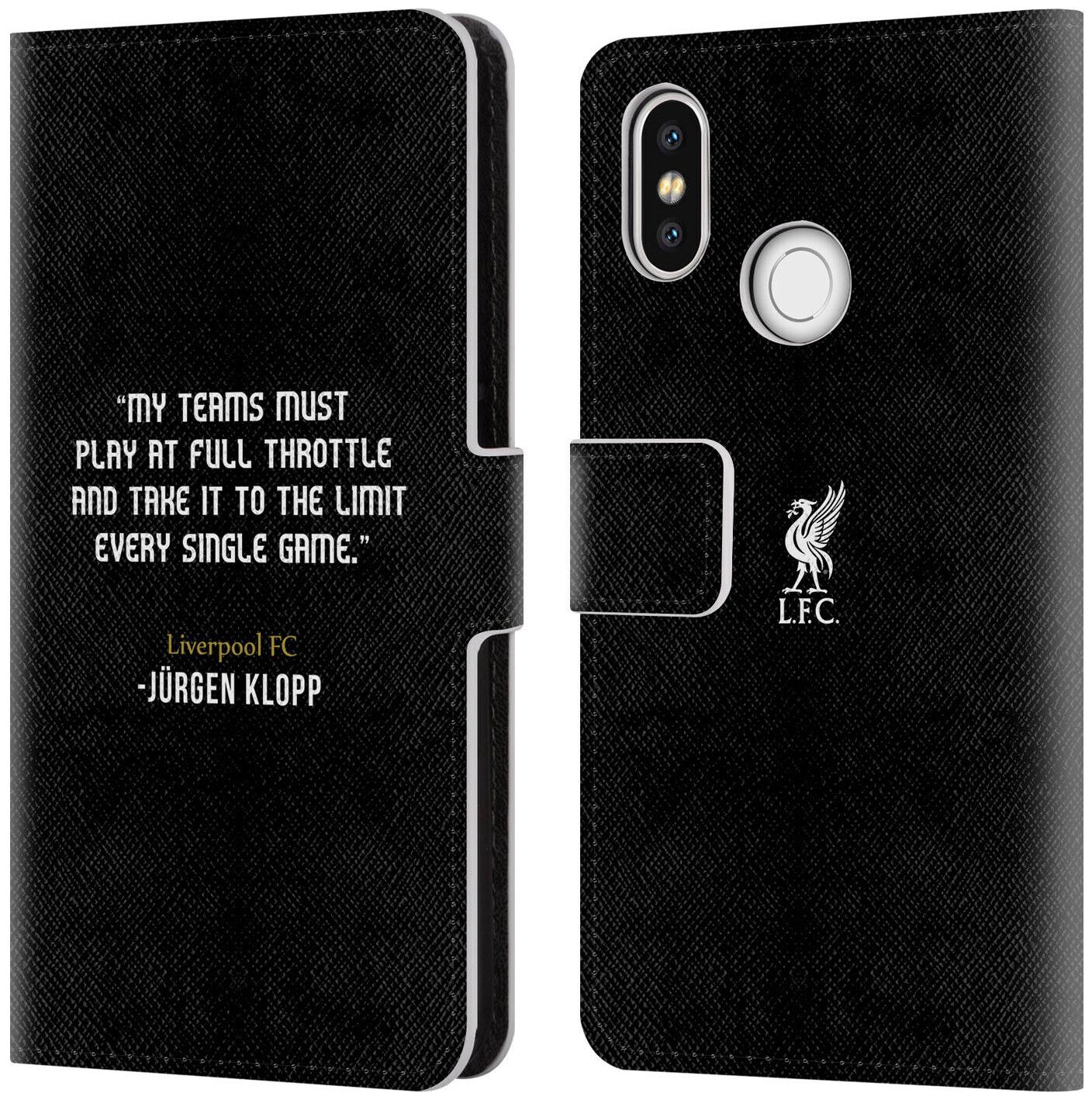 

LIVERPOOL FC LFC KLOPP QUOTES PU LEATHER BOOK WALLET CASE FOR XIAOMI PHONES