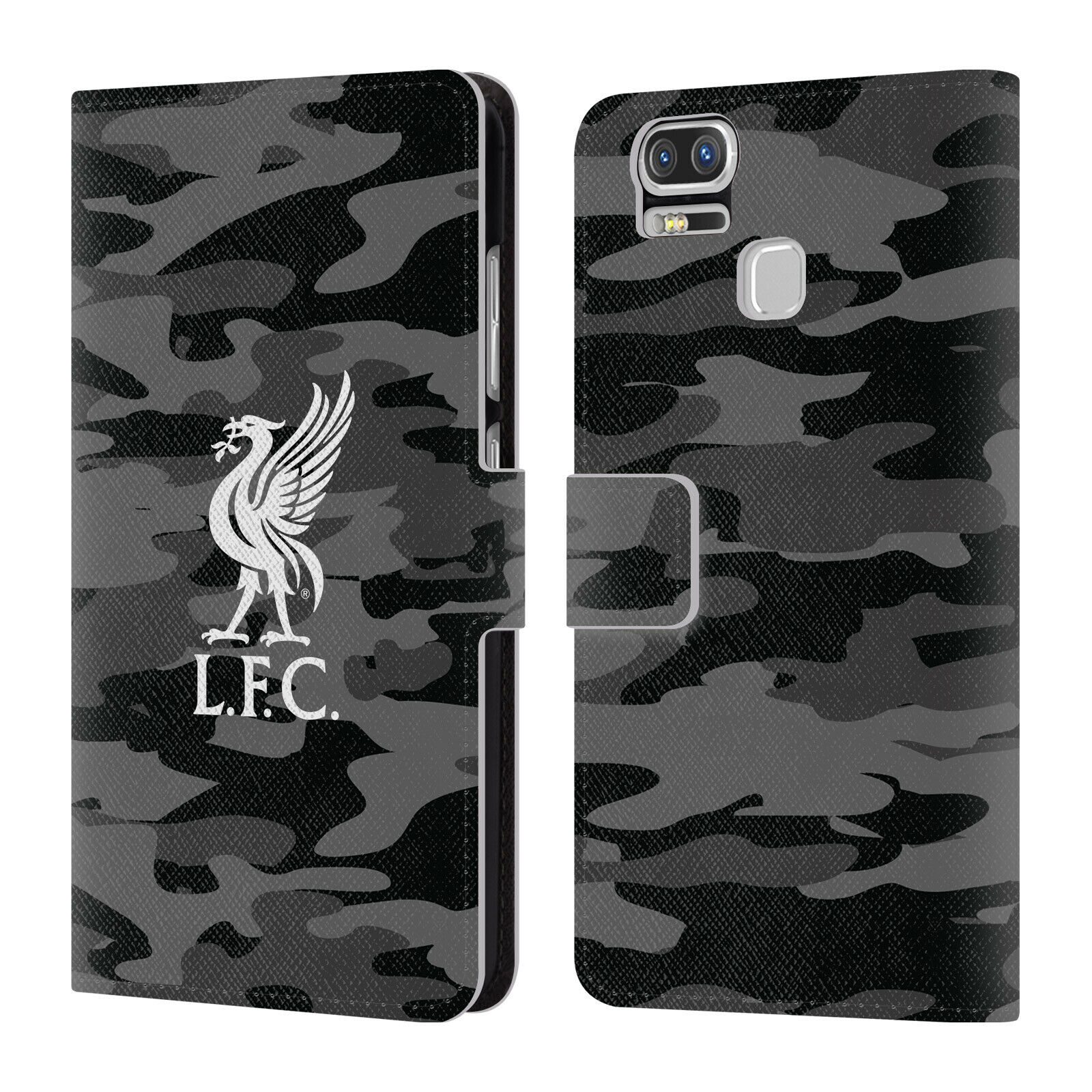 

LIVERPOOL FC LFC CAMOU PU LEATHER BOOK WALLET CASE COVER FOR ASUS ZENFONE PHONES