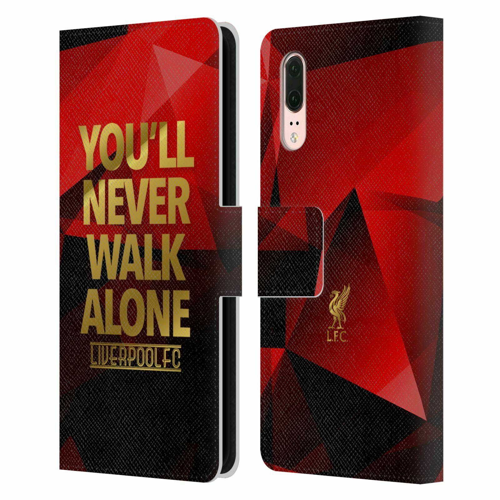

LIVERPOOL FC LFC LIVER BIRD YNWA PU LEATHER BOOK WALLET CASE FOR HUAWEI PHONES