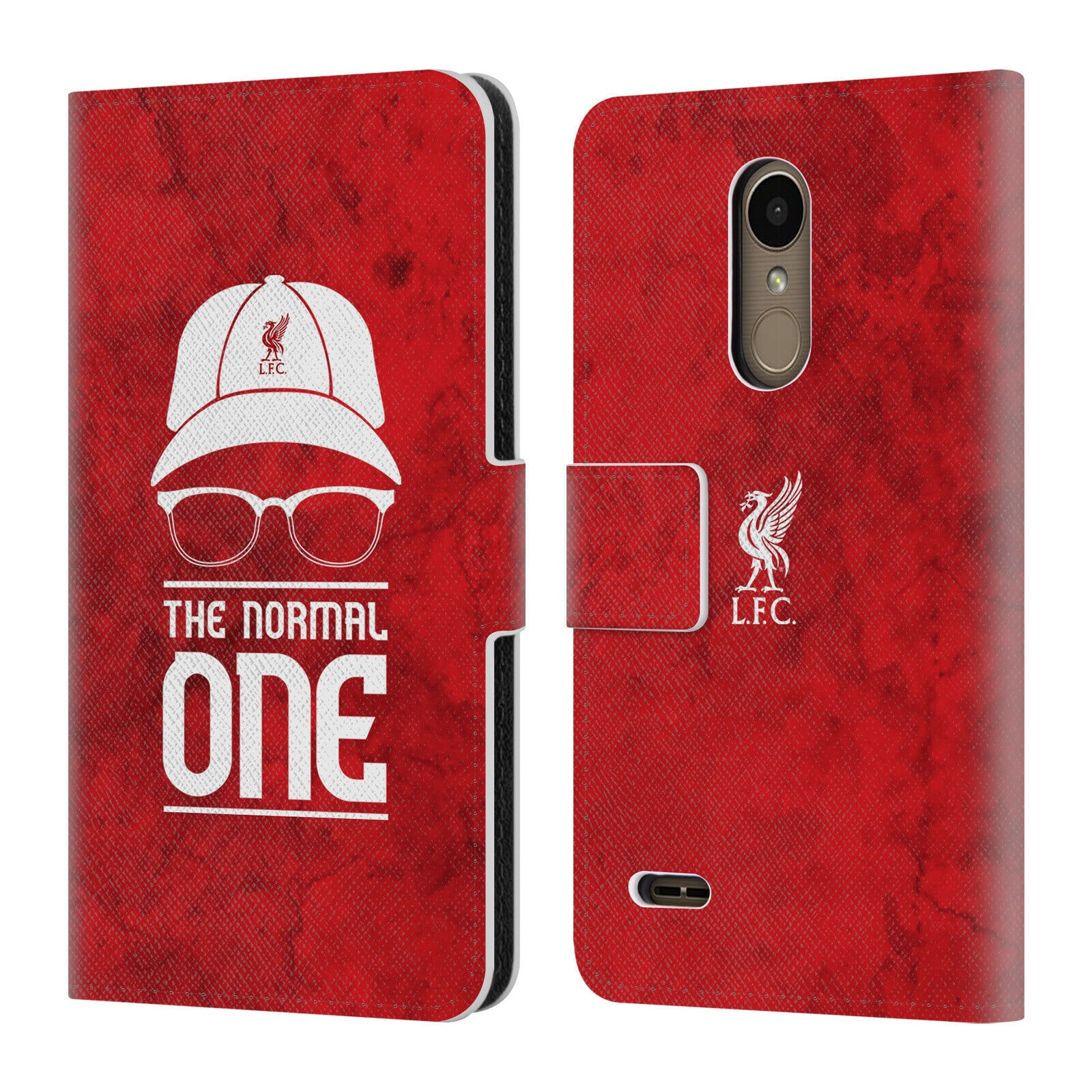 

LIVERPOOL FC LFC KLOPP ICONS PU LEATHER BOOK WALLET CASE COVER FOR LG PHONES 1