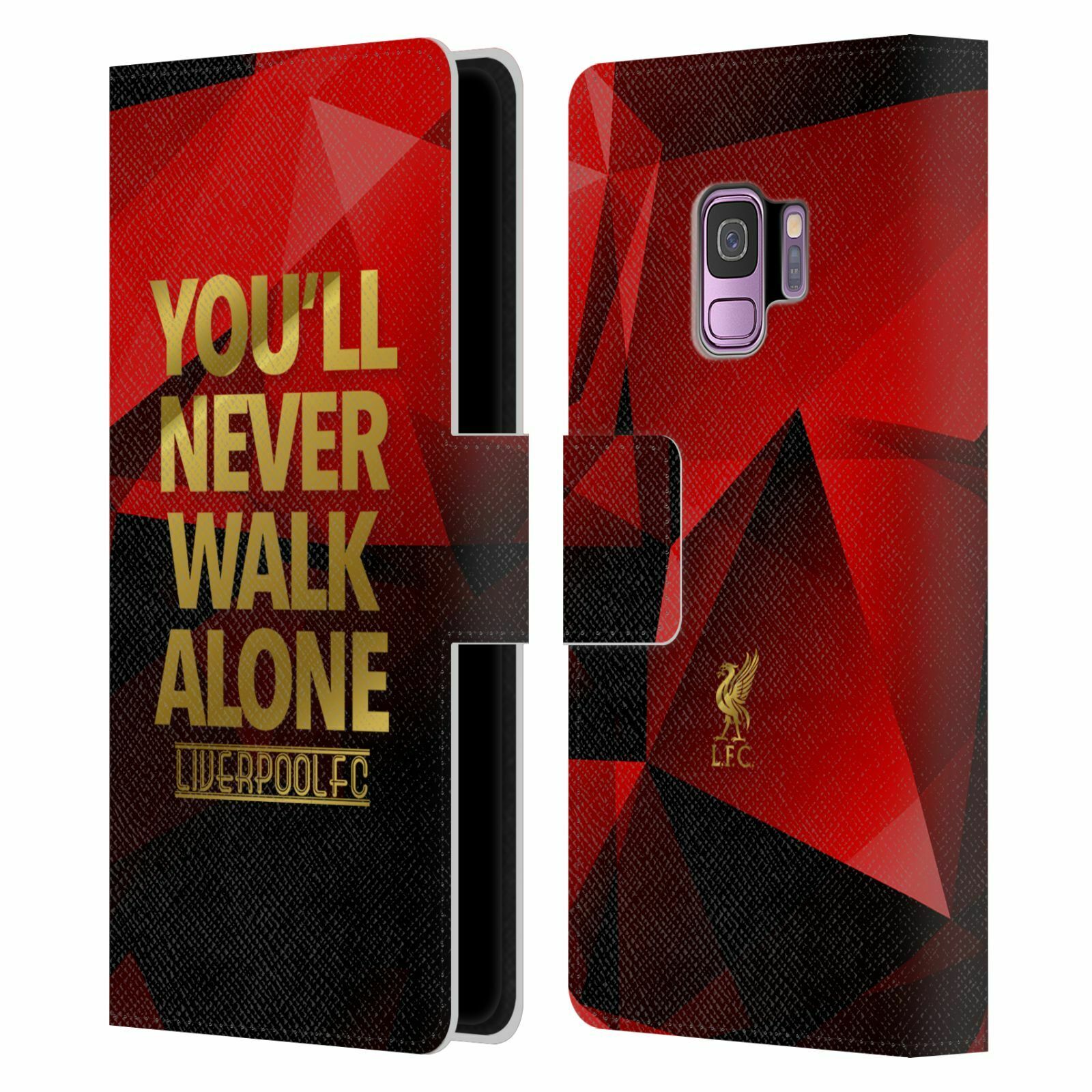 

LIVERPOOL FC LFC LIVER BIRD YNWA PU LEATHER BOOK CASE FOR SAMSUNG PHONES 1