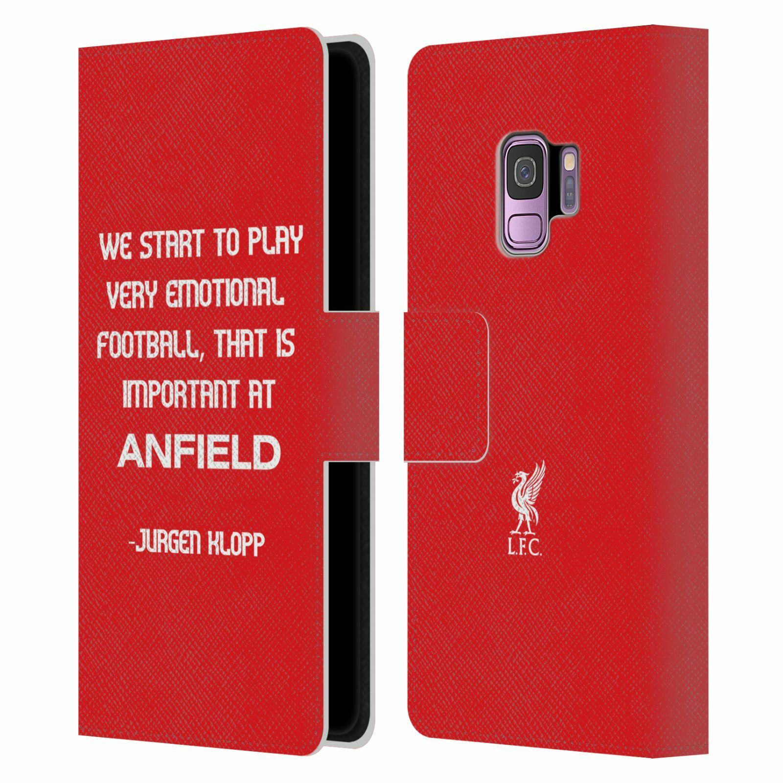

LIVERPOOL FC LFC KLOPP QUOTES PU LEATHER BOOK WALLET CASE FOR SAMSUNG PHONES 1