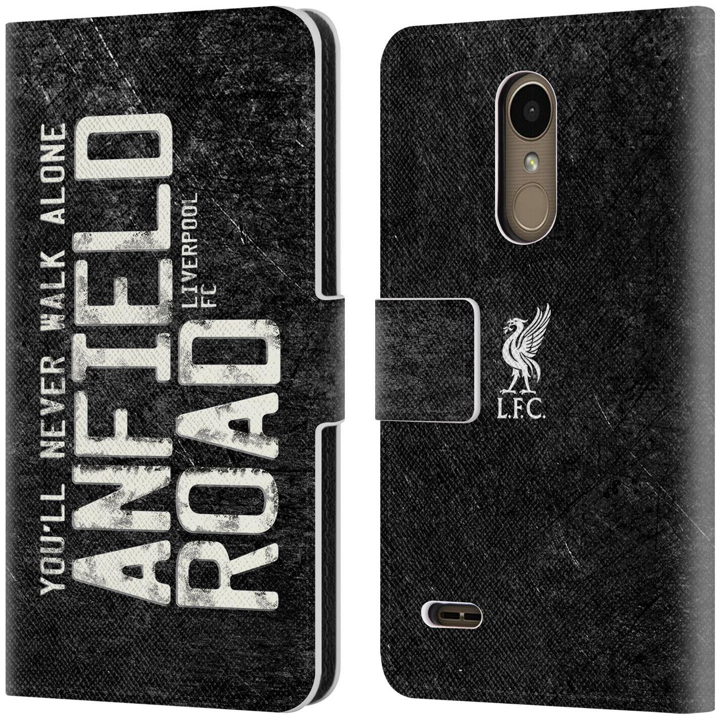 

LIVERPOOL FC LFC LIVER BIRD YNWA PU LEATHER BOOK WALLET CASE FOR LG PHONES 1