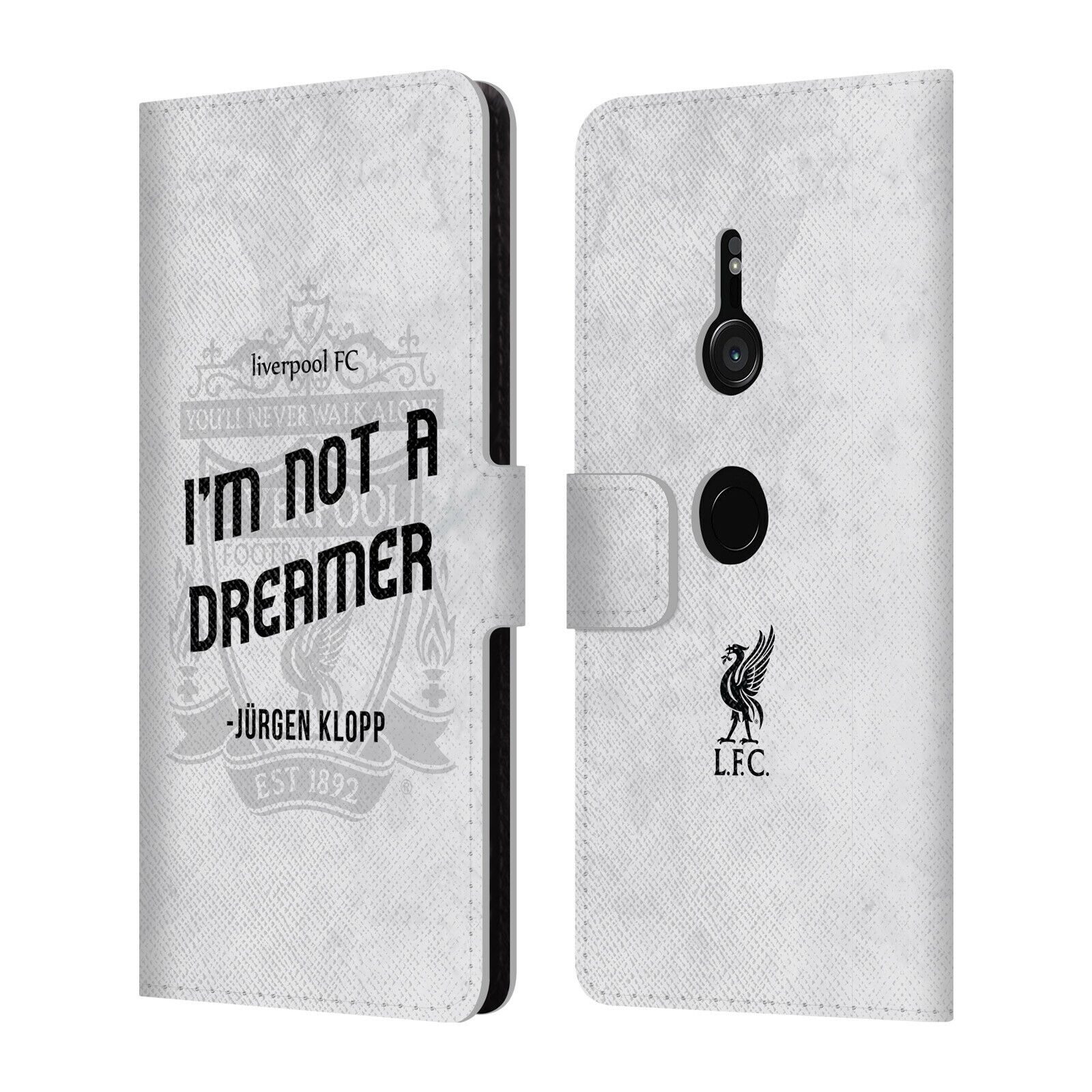 

LIVERPOOL FC LFC KLOPP QUOTES PU LEATHER BOOK WALLET CASE FOR SONY PHONES 1