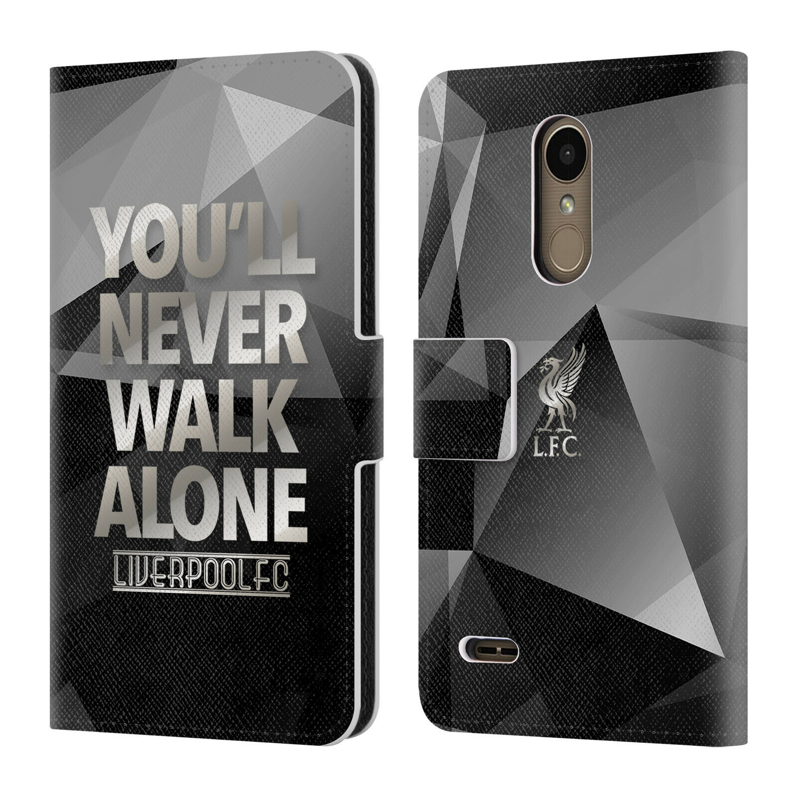 

LIVERPOOL FC LFC LIVER BIRD YNWA PU LEATHER BOOK WALLET CASE FOR LG PHONES 1