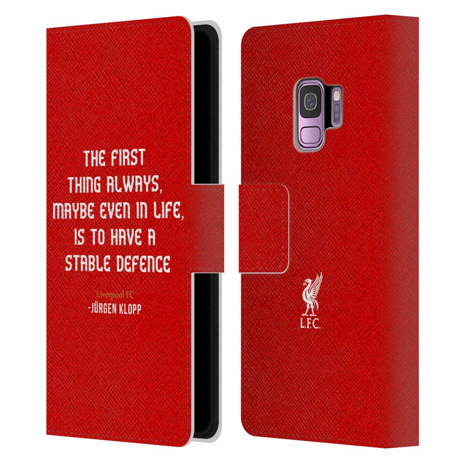 

LIVERPOOL FC LFC KLOPP QUOTES PU LEATHER BOOK WALLET CASE FOR SAMSUNG PHONES 1
