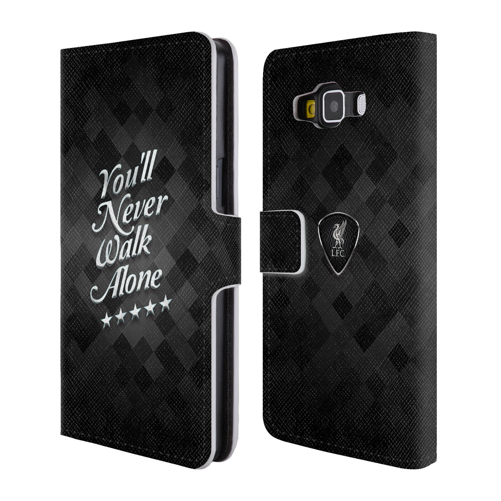 

LIVERPOOL FC LFC LIVER BIRD YNWA PU LEATHER BOOK CASE FOR SAMSUNG PHONES 2