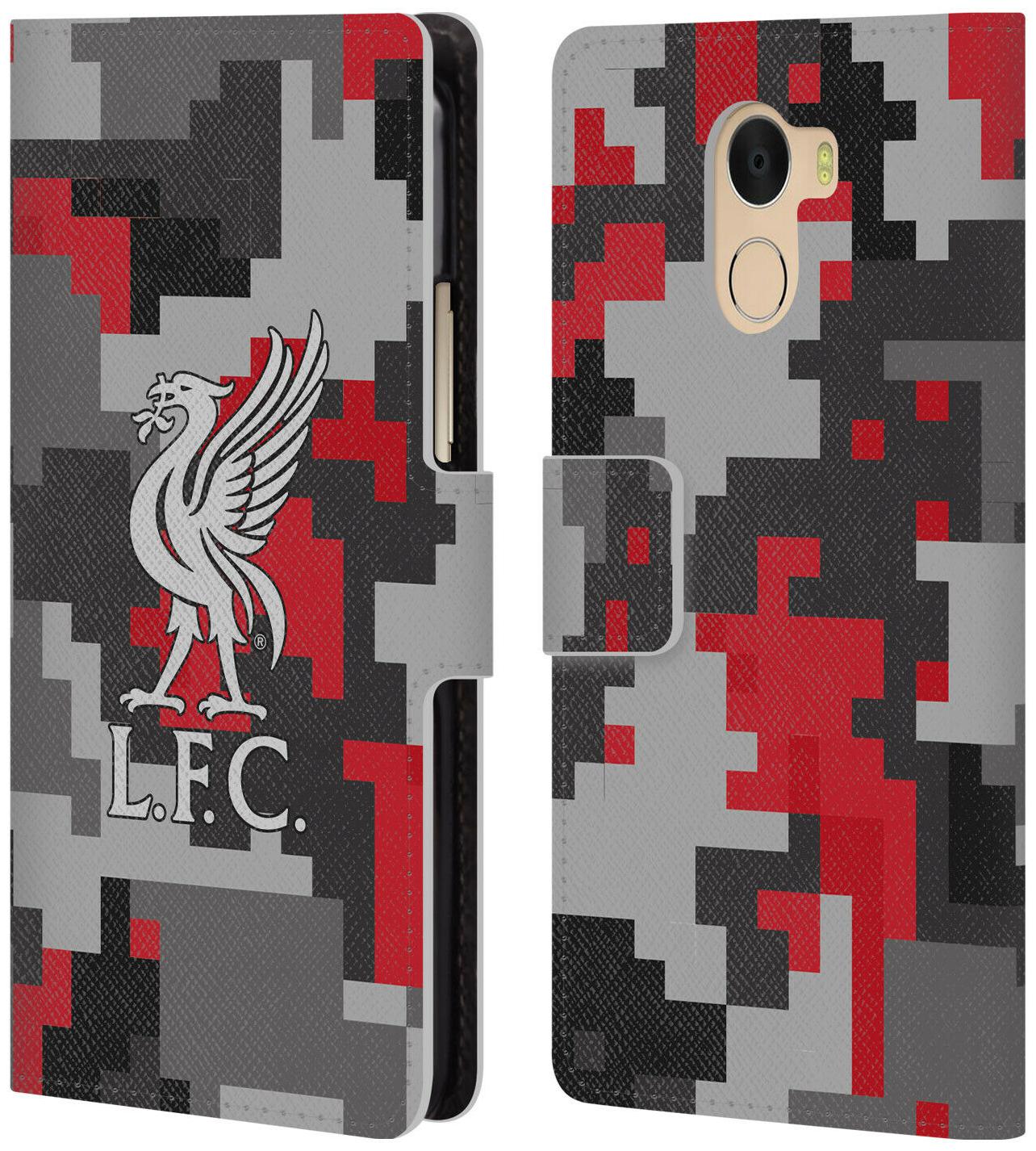 

LIVERPOOL FC DIGITAL CAMOUFLAGE PU LEATHER BOOK CASE FOR WILEYFOX ESSENTIAL
