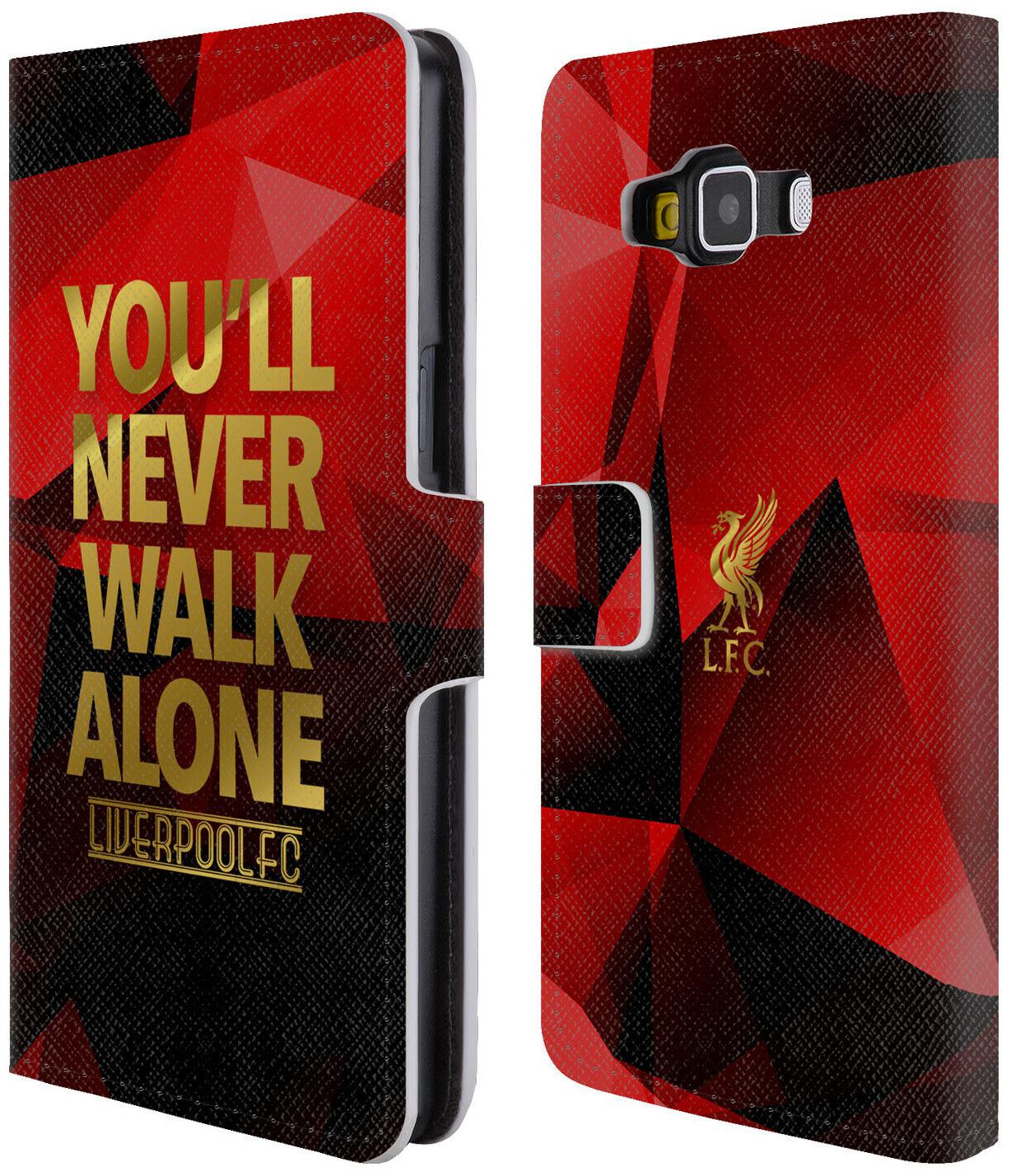 

LIVERPOOL FC LFC LIVER BIRD YNWA PU LEATHER BOOK CASE FOR SAMSUNG PHONES 2