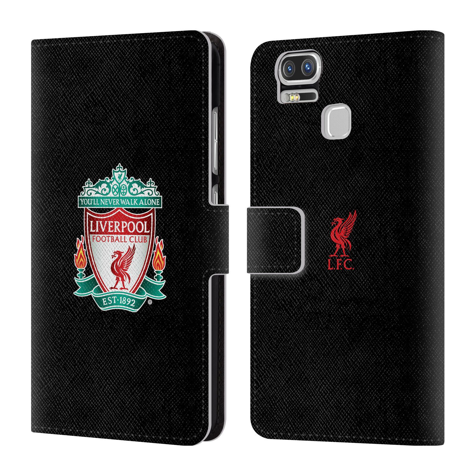 

LIVERPOOL FC LFC CREST 1 PU LEATHER BOOK WALLET CASE FOR ASUS ZENFONE PHONES