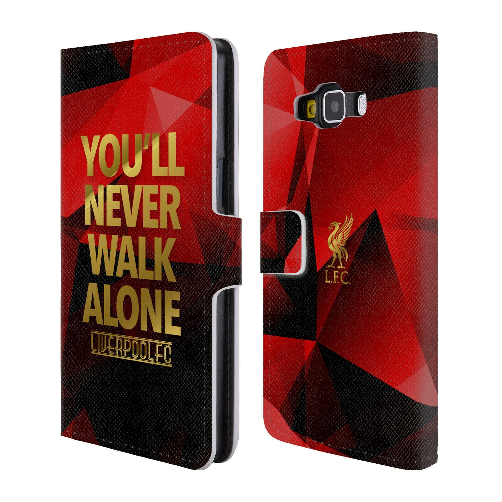 

LIVERPOOL FC LFC LIVER BIRD YNWA PU LEATHER BOOK CASE FOR SAMSUNG PHONES 2