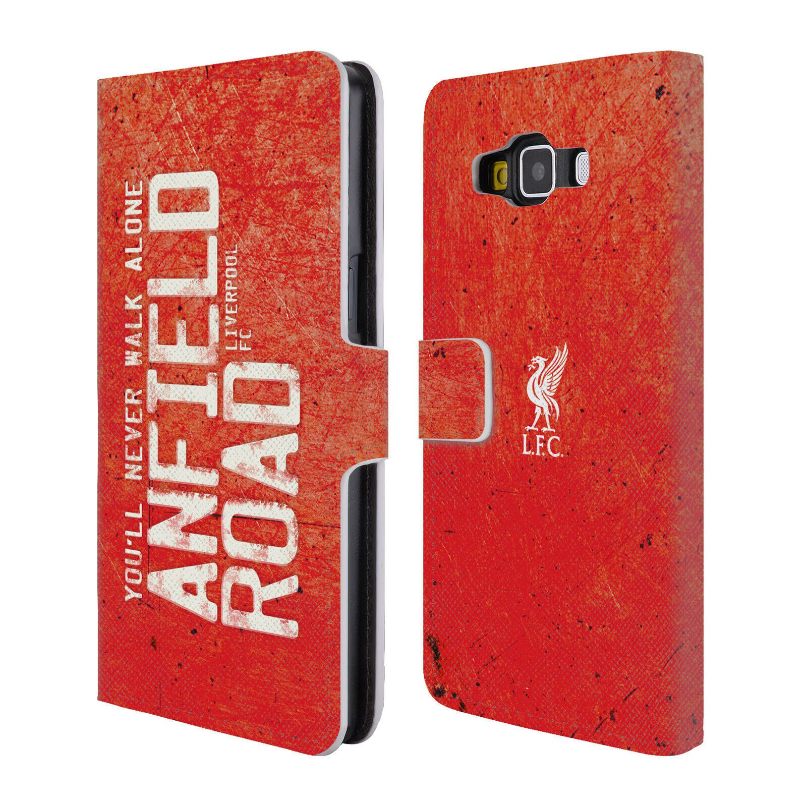 

LIVERPOOL FC LFC LIVER BIRD YNWA PU LEATHER BOOK CASE FOR SAMSUNG PHONES 2
