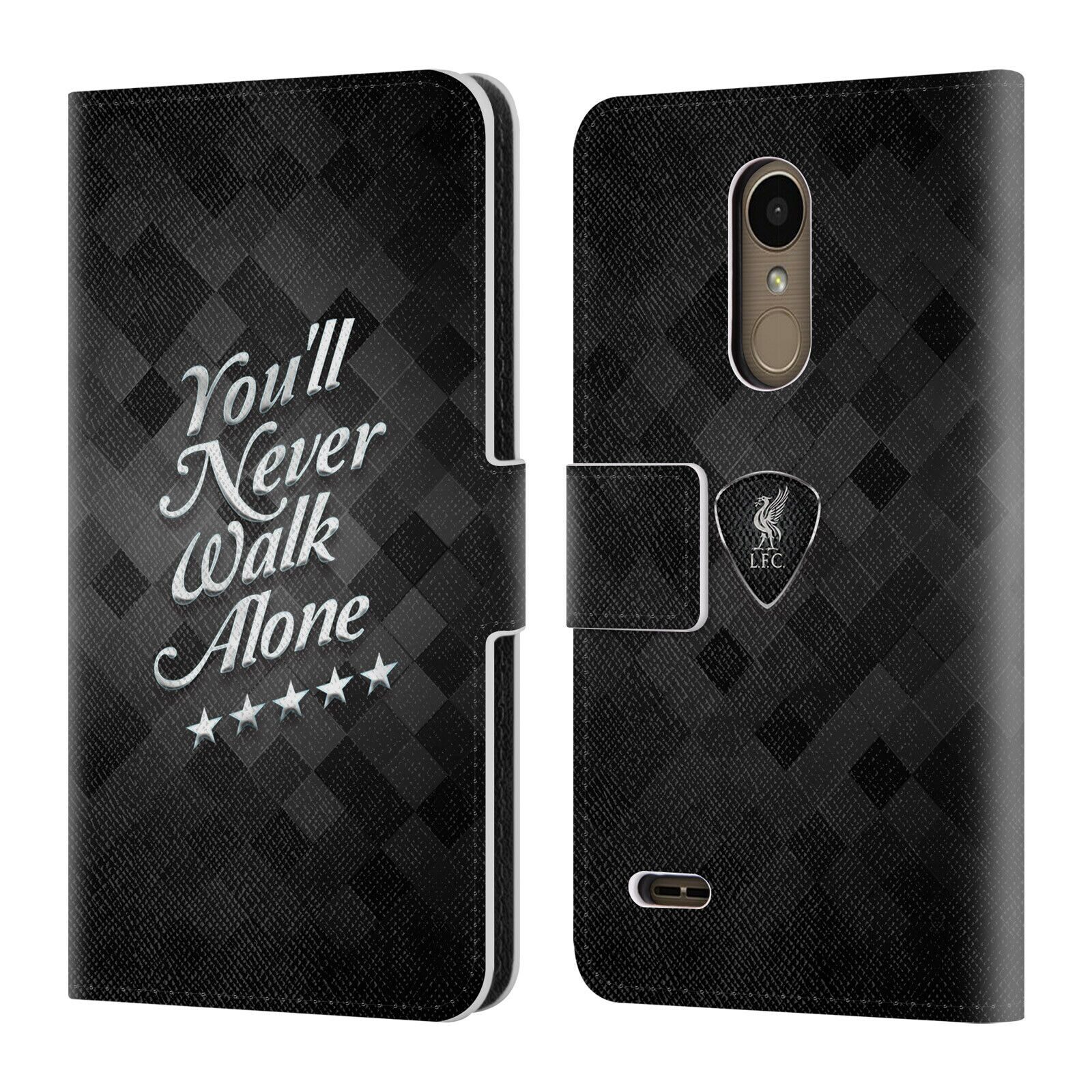 

LIVERPOOL FC LFC LIVER BIRD YNWA PU LEATHER BOOK WALLET CASE FOR LG PHONES 1