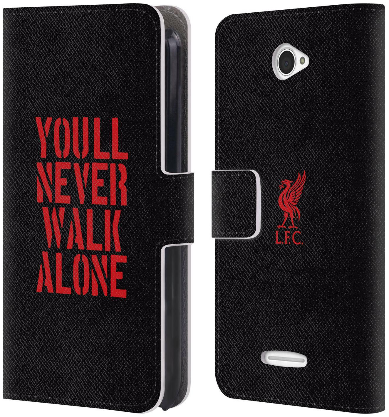 

LIVERPOOL FC LFC LIVER BIRD YNWA PU LEATHER BOOK WALLET CASE FOR SONY PHONES 2