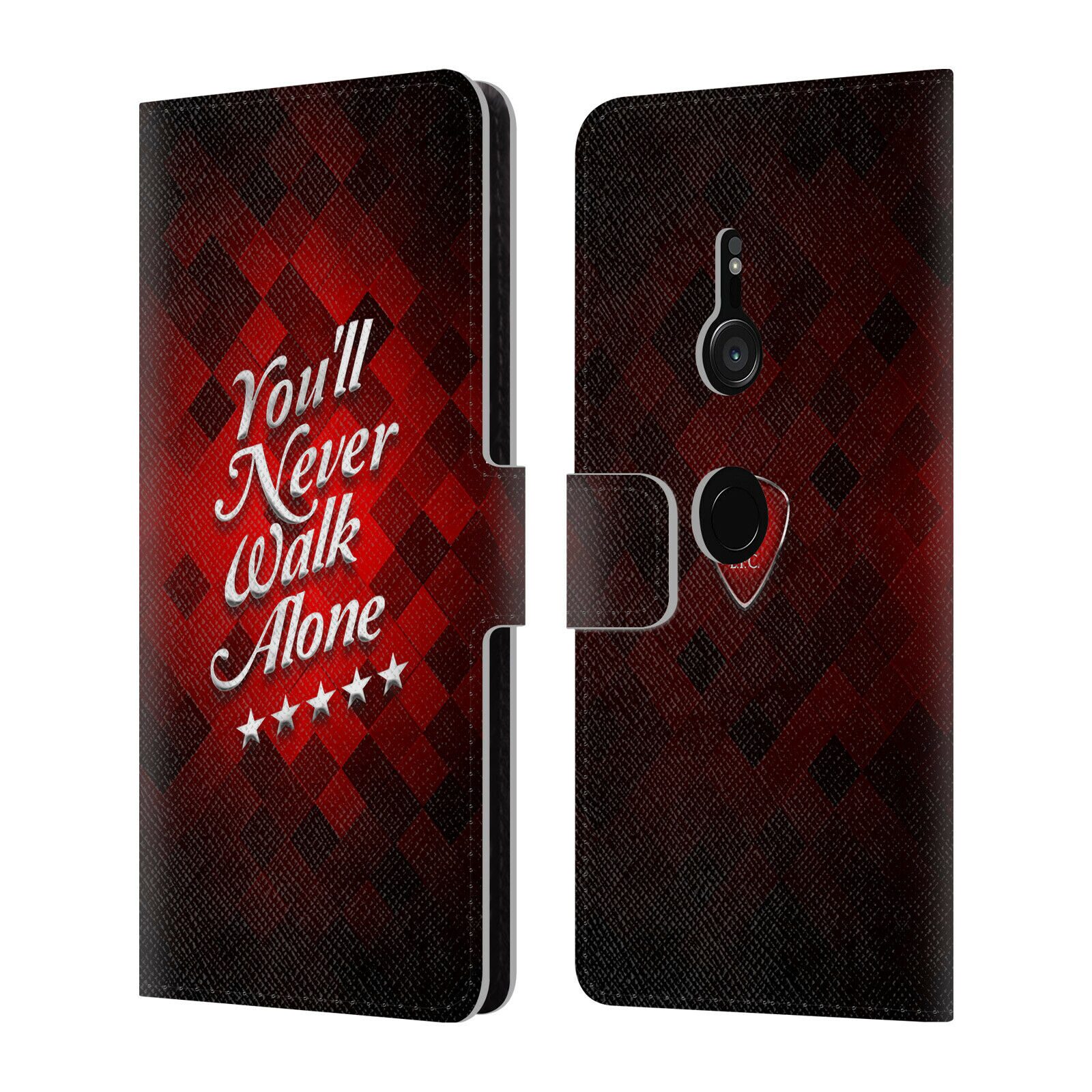

LIVERPOOL FC LFC LIVER BIRD YNWA PU LEATHER BOOK WALLET CASE FOR SONY PHONES 1