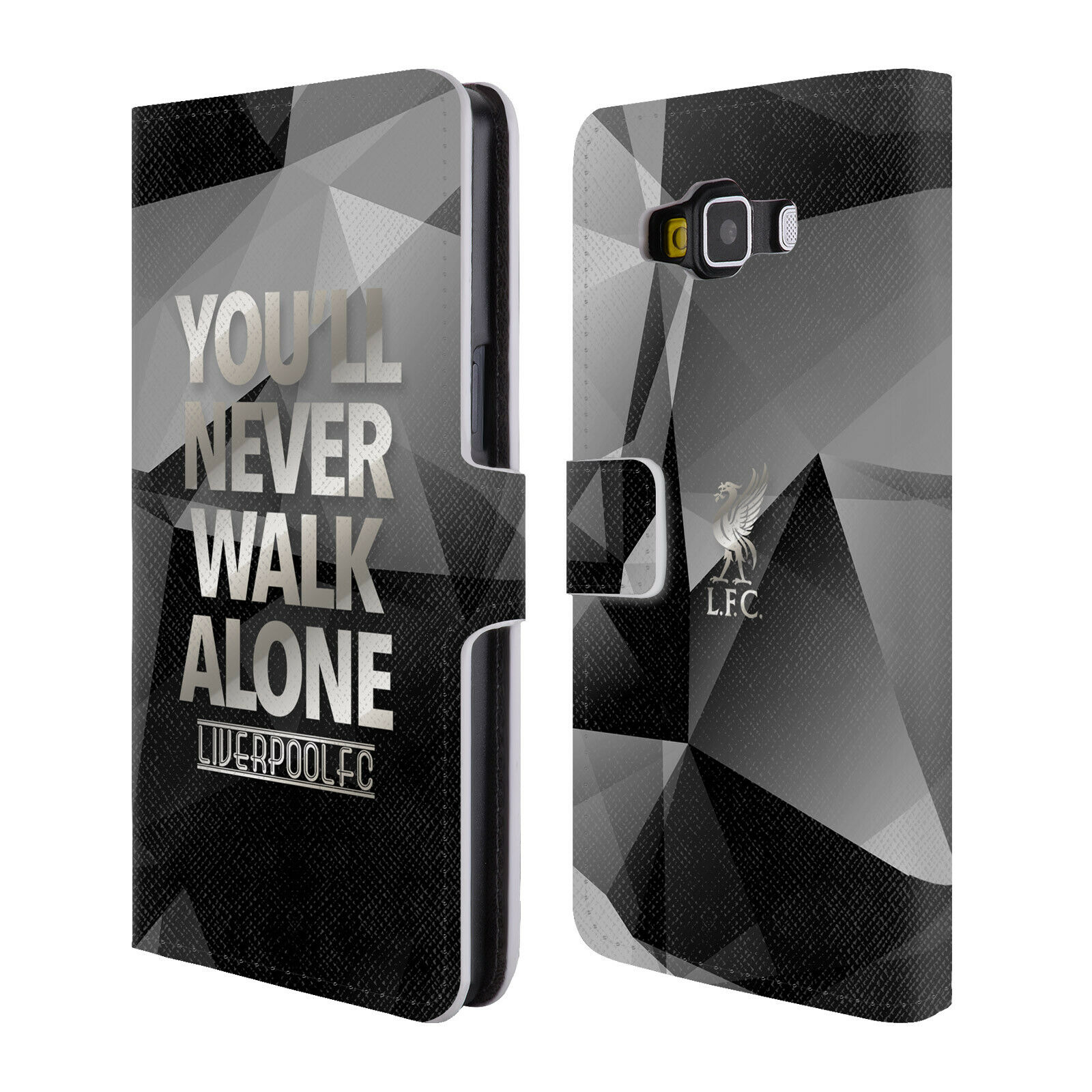 

LIVERPOOL FC LFC LIVER BIRD YNWA PU LEATHER BOOK CASE FOR SAMSUNG PHONES 2