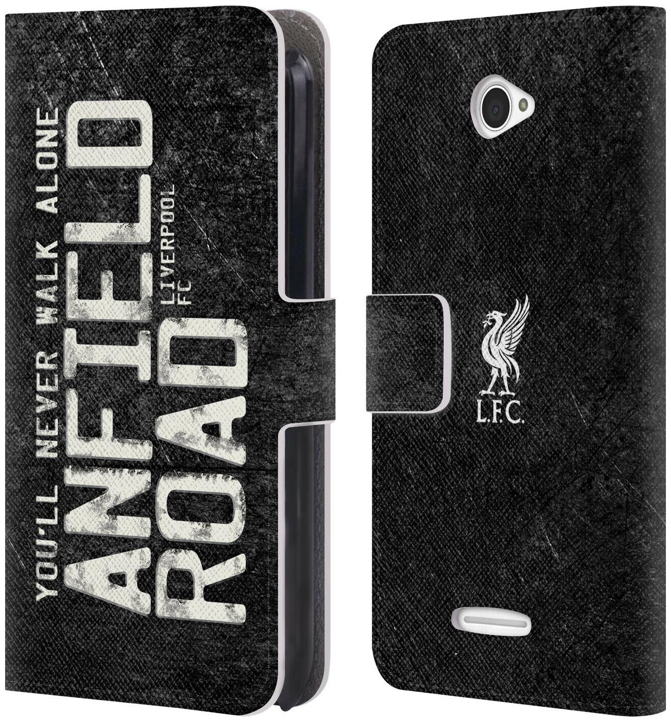

LIVERPOOL FC LFC LIVER BIRD YNWA PU LEATHER BOOK WALLET CASE FOR SONY PHONES 2