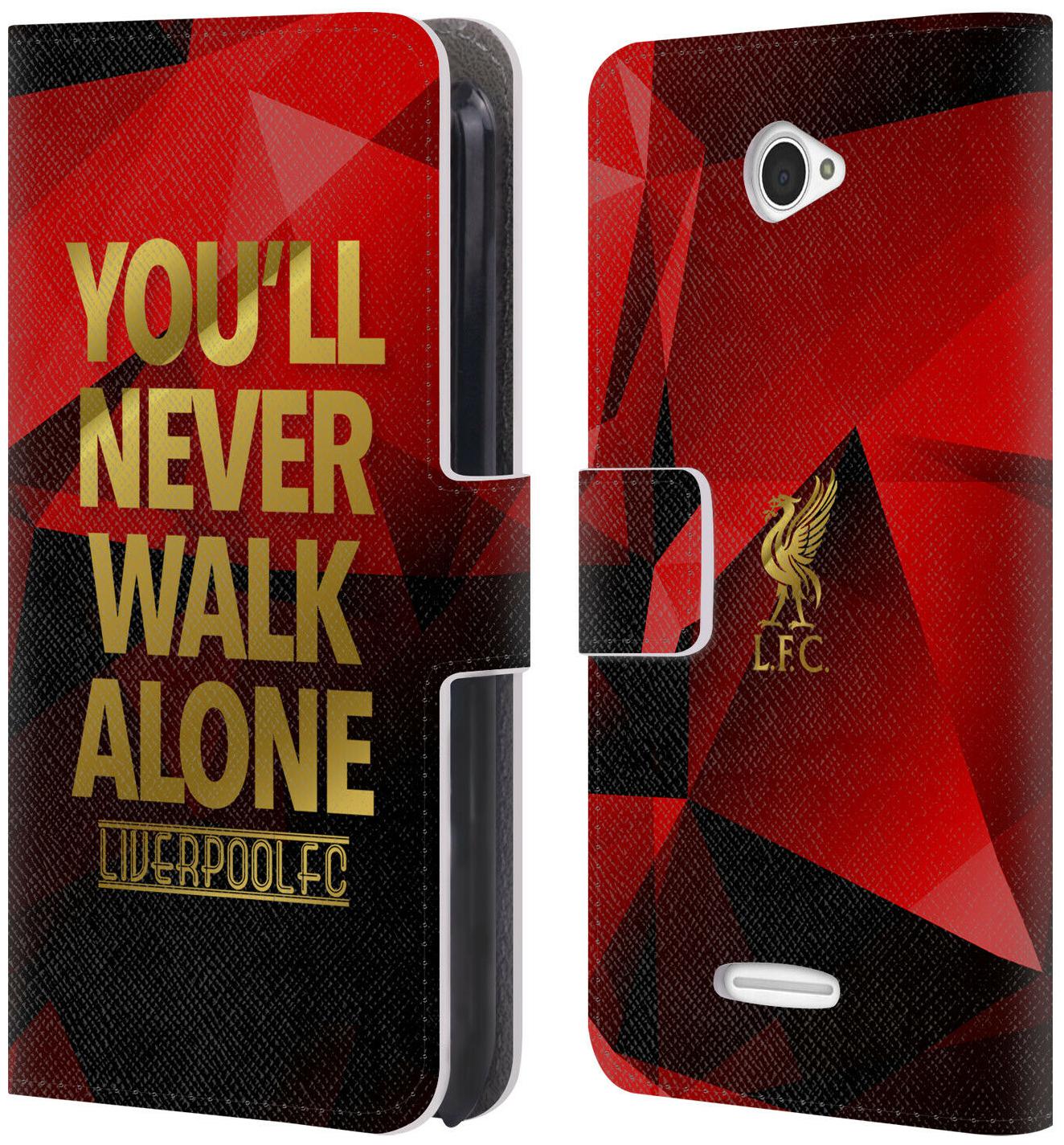 

LIVERPOOL FC LFC LIVER BIRD YNWA PU LEATHER BOOK WALLET CASE FOR SONY PHONES 2