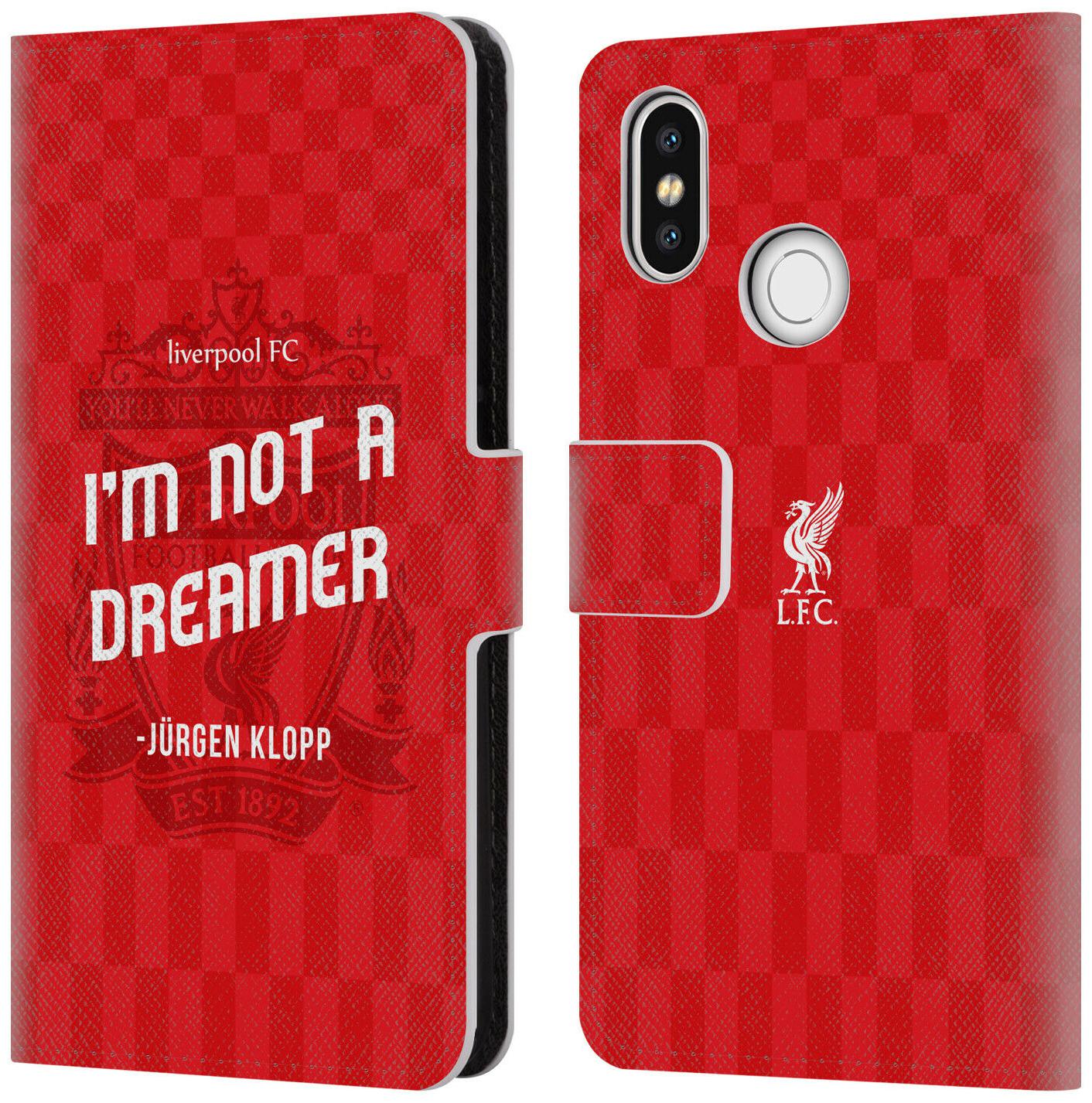 

LIVERPOOL FC LFC KLOPP QUOTES PU LEATHER BOOK WALLET CASE FOR XIAOMI PHONES