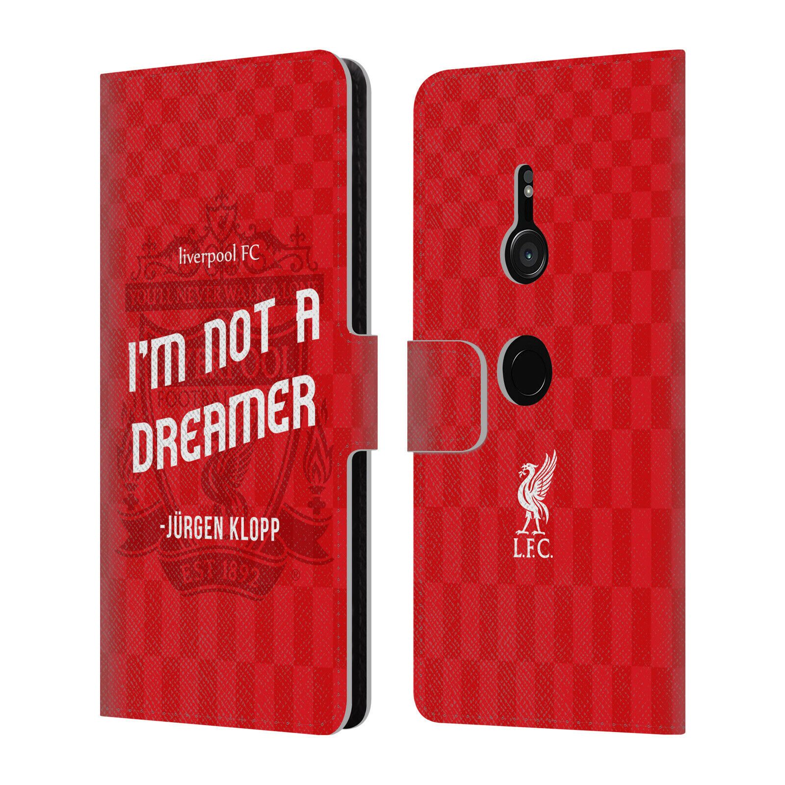 

LIVERPOOL FC LFC KLOPP QUOTES PU LEATHER BOOK WALLET CASE FOR SONY PHONES 1