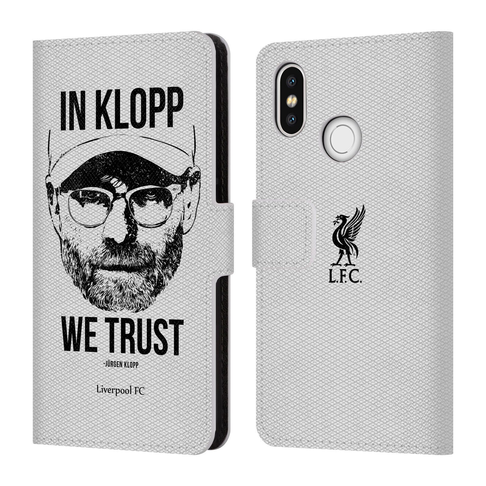 

LIVERPOOL FC LFC JURGEN KLOPP PU LEATHER BOOK WALLET CASE FOR XIAOMI PHONES