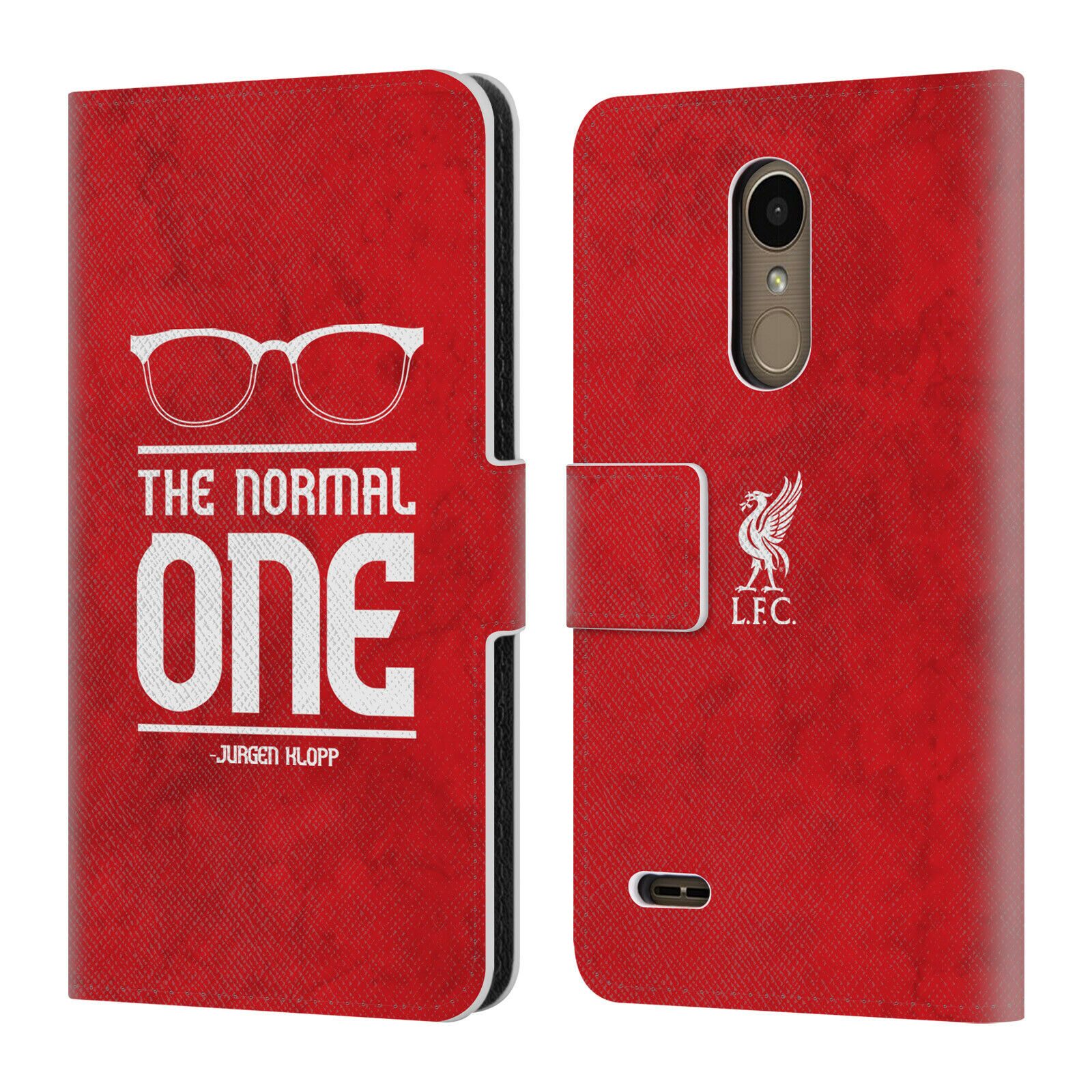 

LIVERPOOL FC LFC KLOPP ICONS PU LEATHER BOOK WALLET CASE COVER FOR LG PHONES 1